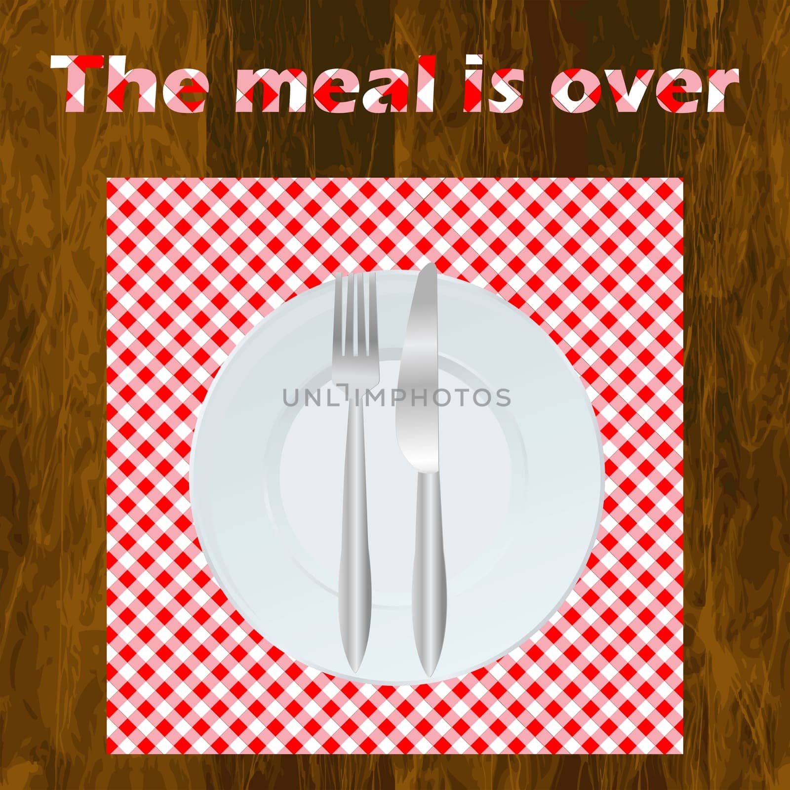 THE MEAL IS OVER dining etiquette