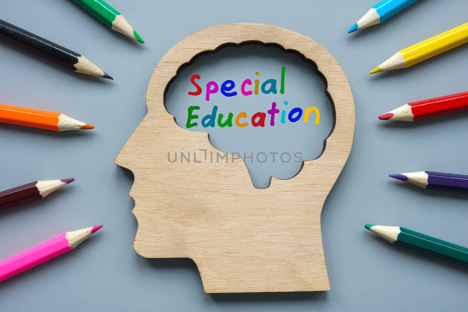 Pencils and the inscription special education. by designer491