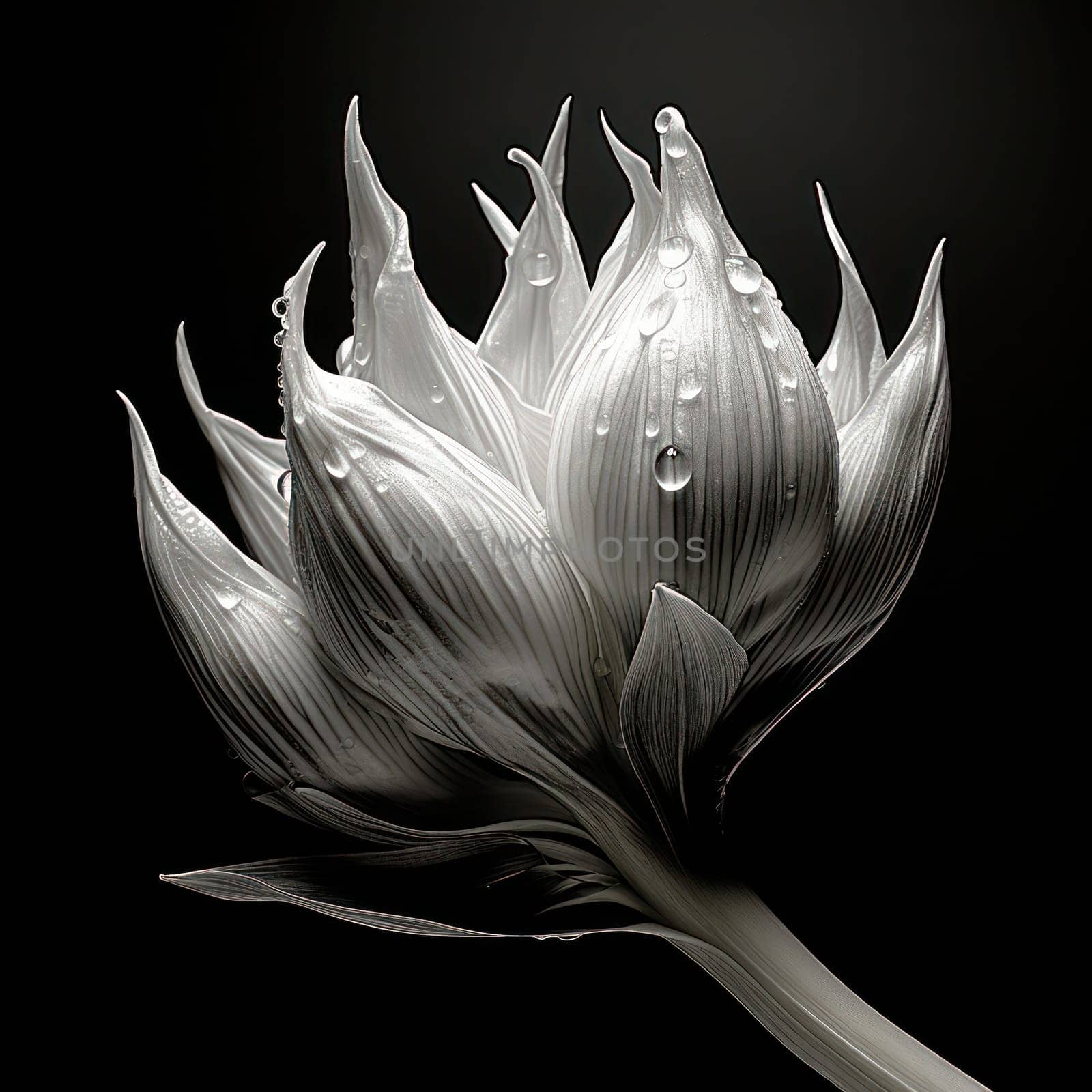 Floral Elegance: A Serene White Blooming Lotus, Embracing Nature's Beauty and Tranquility on a Bright Summer Day
