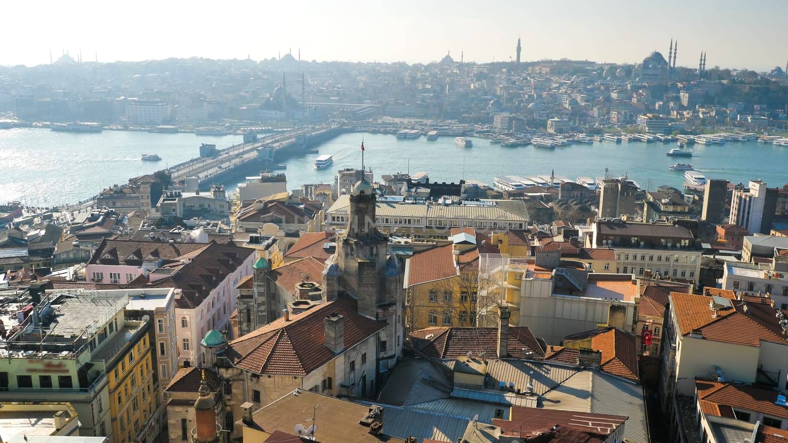Panorama of the city of Istanbul from a height. by DovidPro
