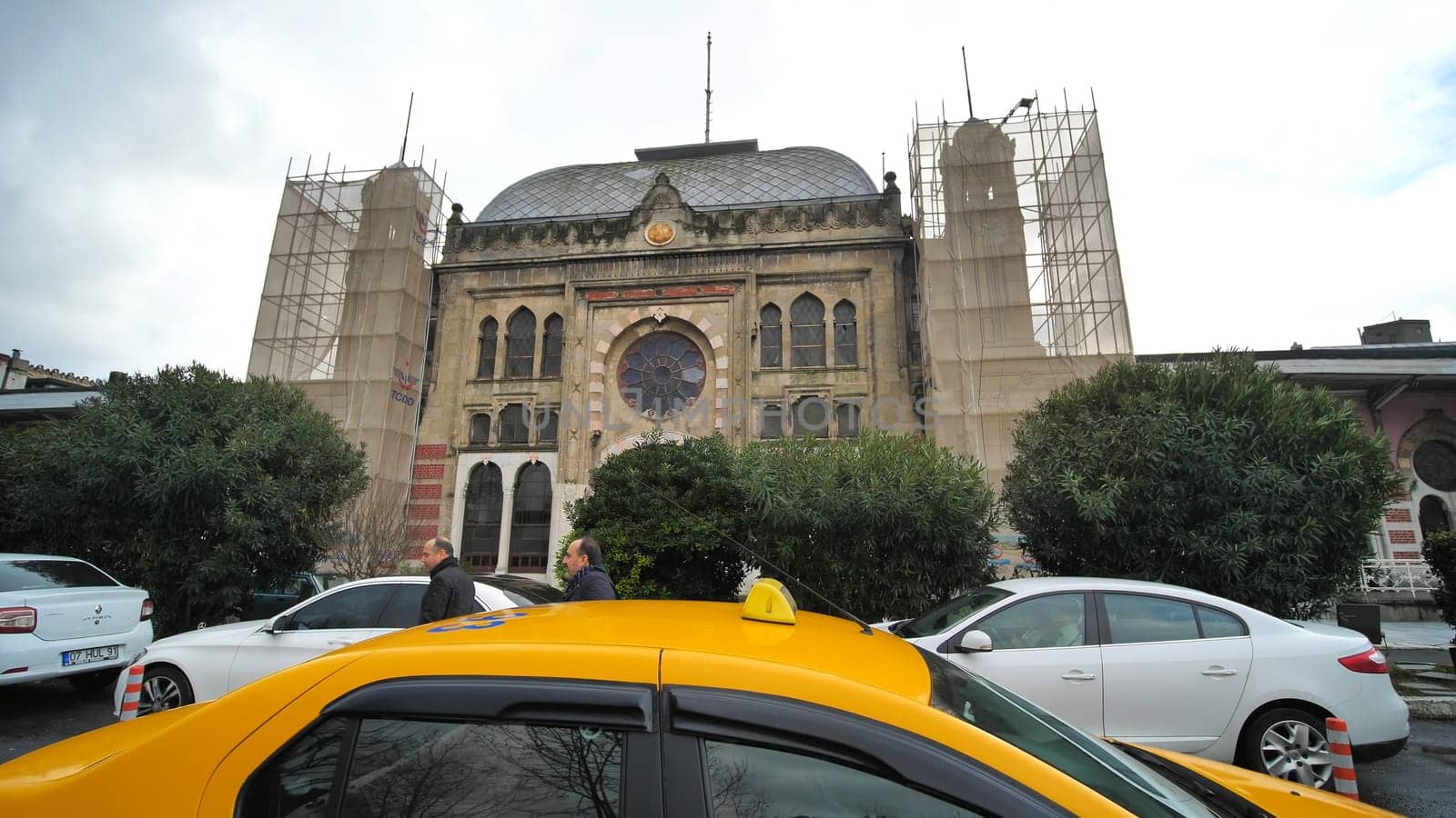 Istanbul, Turkey - January 8, 2020: Sirkeci railway station historic architecture, last station of the Orient Express in Istanbul, Turkey. by DovidPro