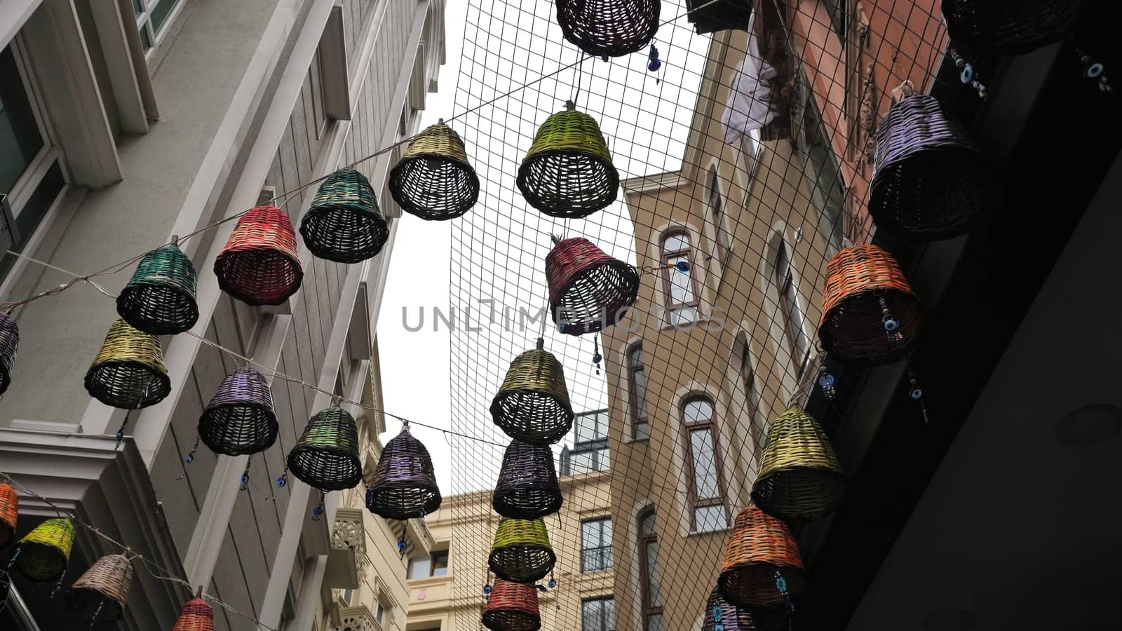Ankara, Turkey - January 9, 2020: Decoration bells on the streets of Ankara. by DovidPro