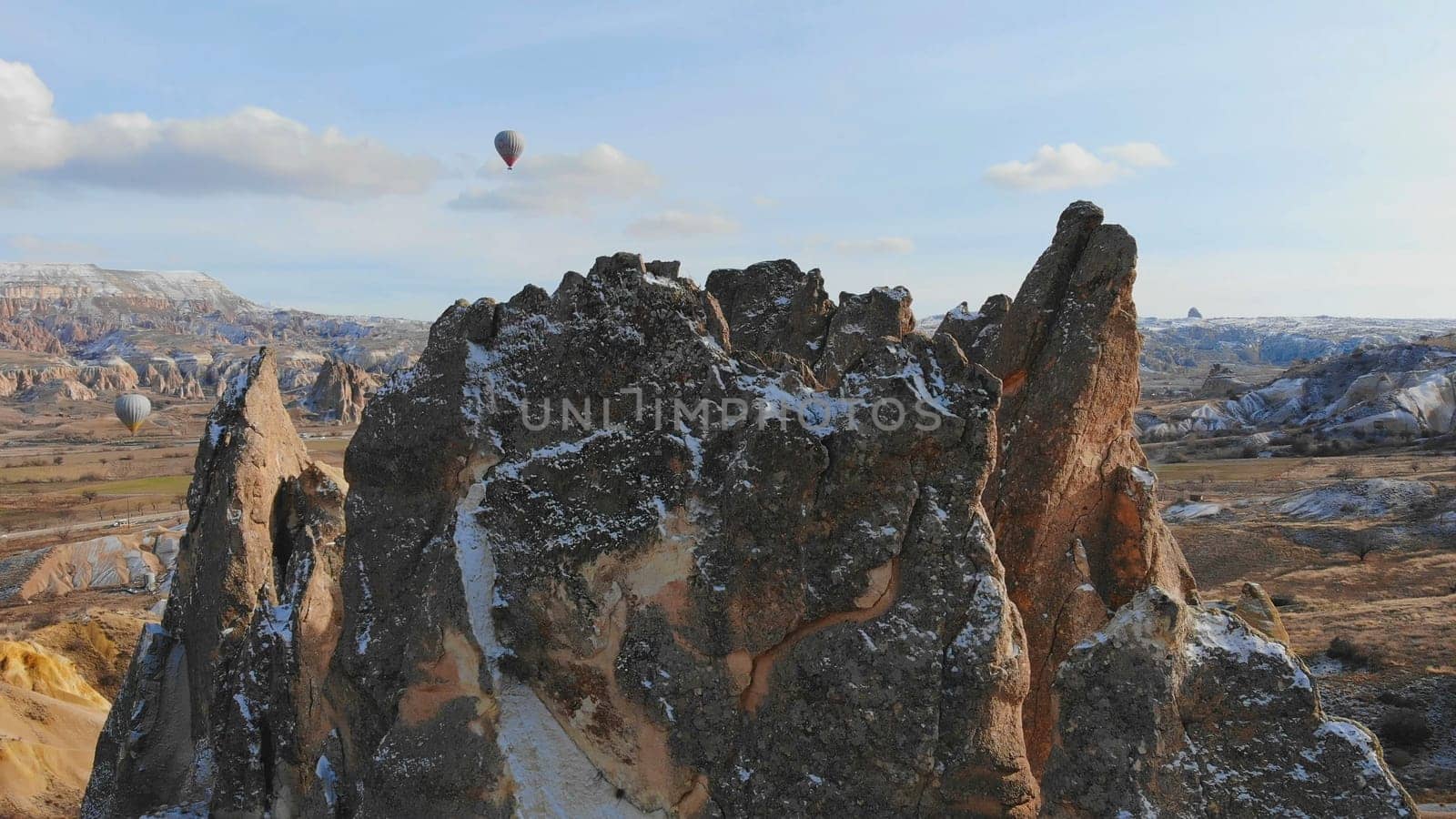 Sharp Rocks in Cappadocia. Turkey