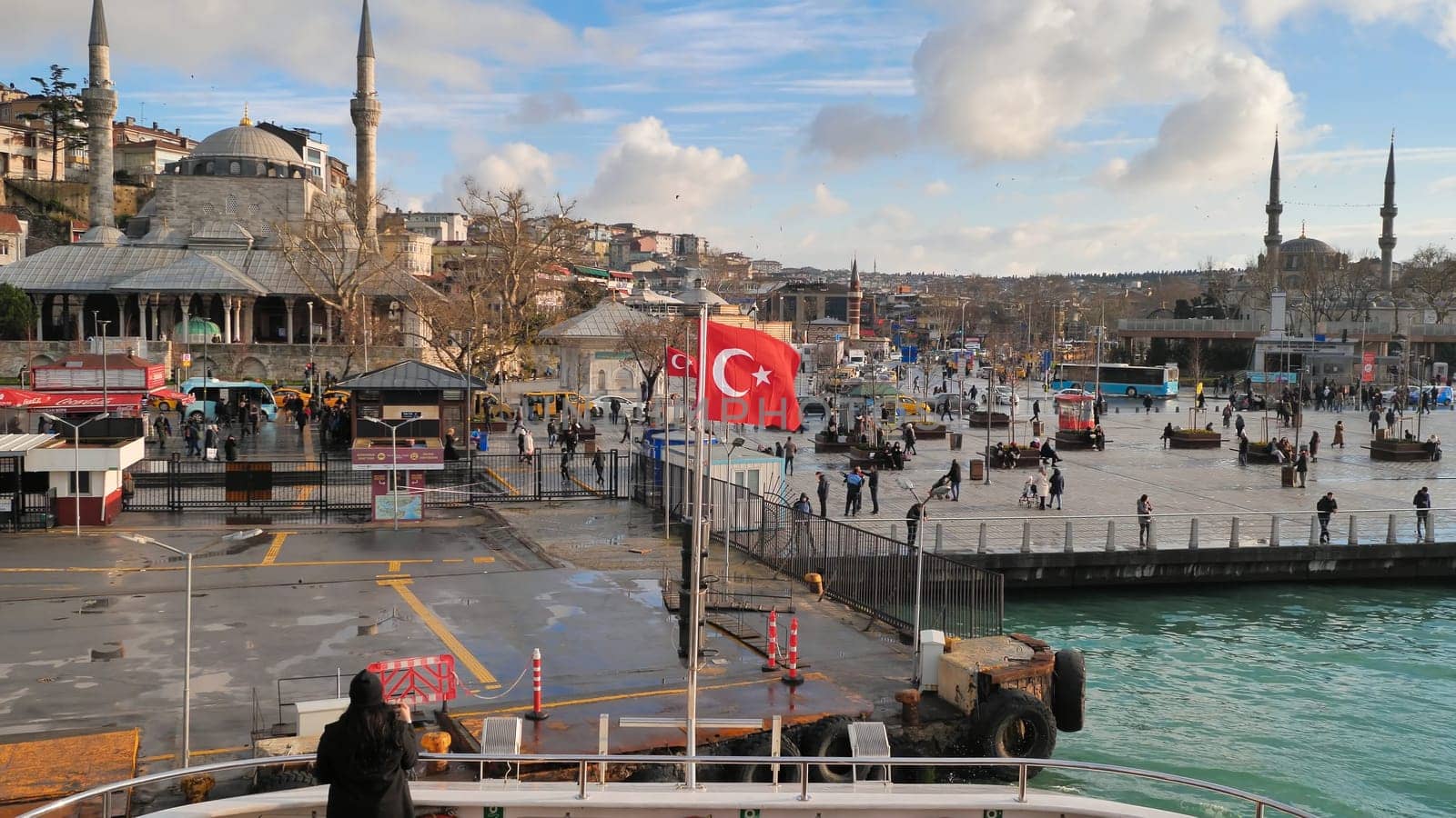 Coast of Istanbul city in Turkey. Bosphorus