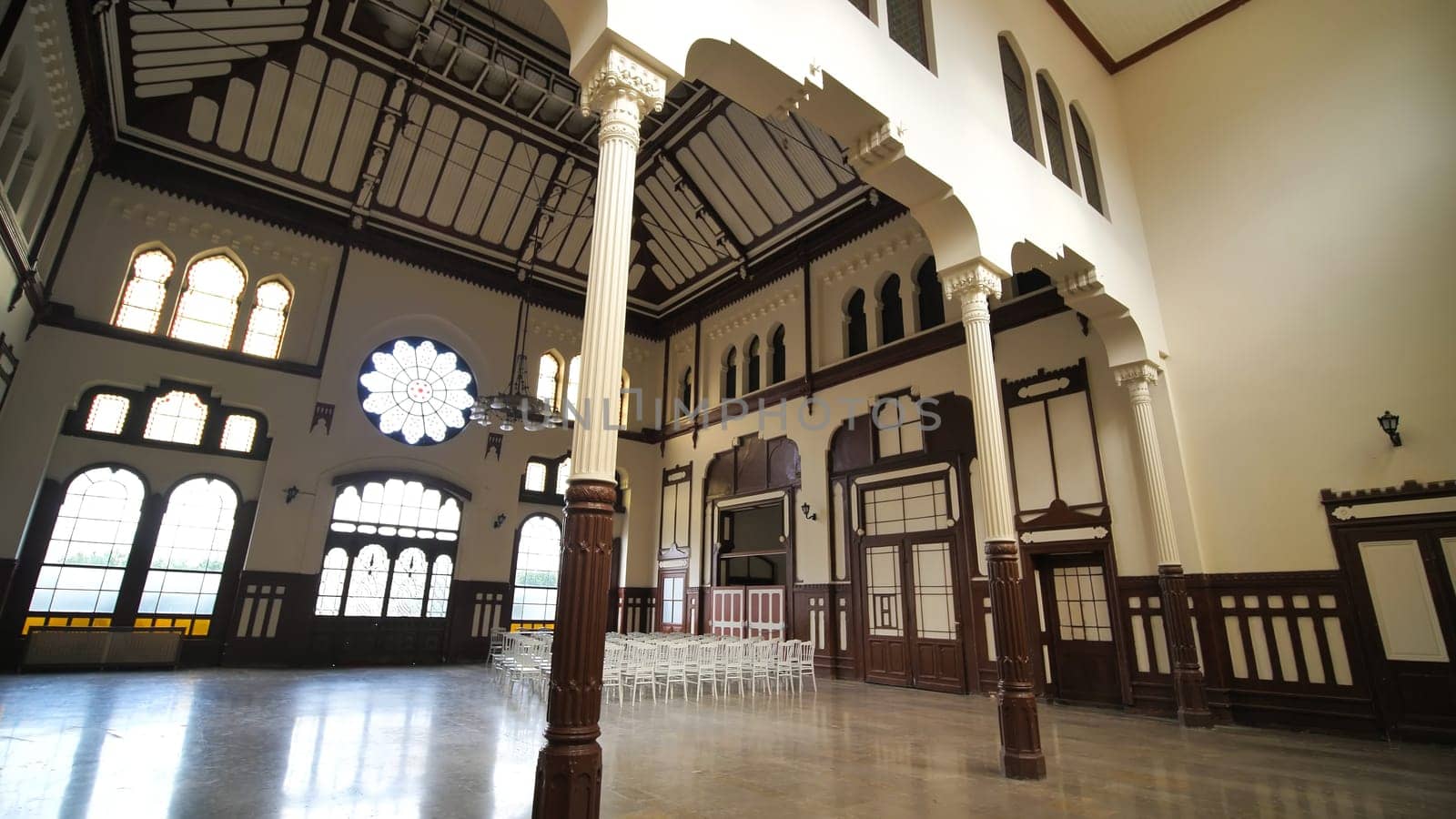 The interior of the station and end point of Orient Express line. Istanbul - Turkey,