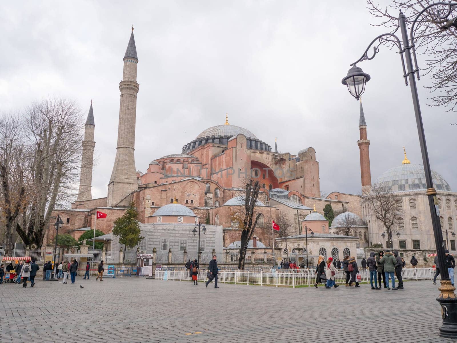 Istanbul, Turkey - January 8, 2020: Hagia Sophia in Istanbul. Turkey. by DovidPro