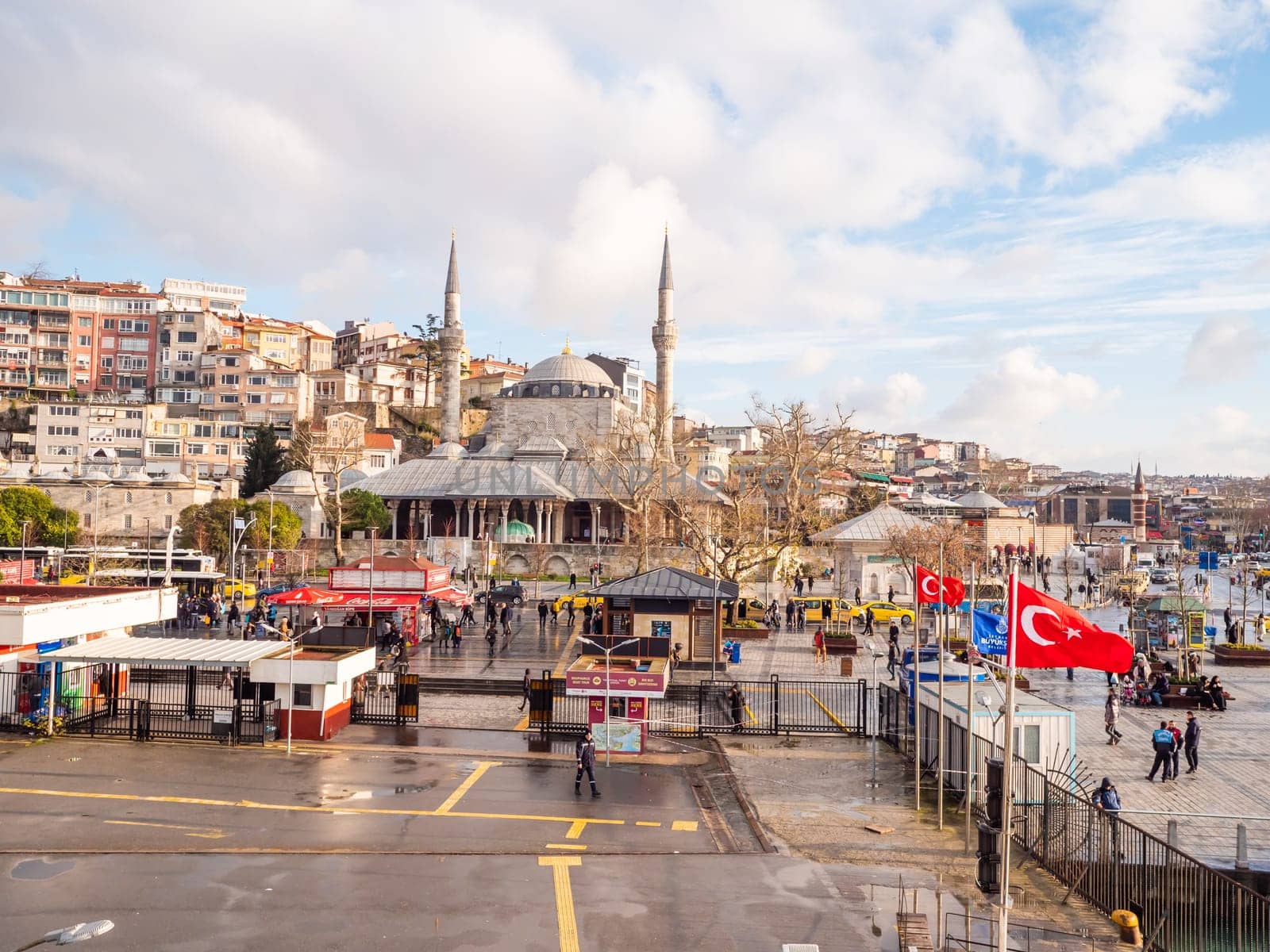 Istanbul, Turkey - January 8, 2020: Beautiful View of Bosphorus Coastline in Istanbul. by DovidPro