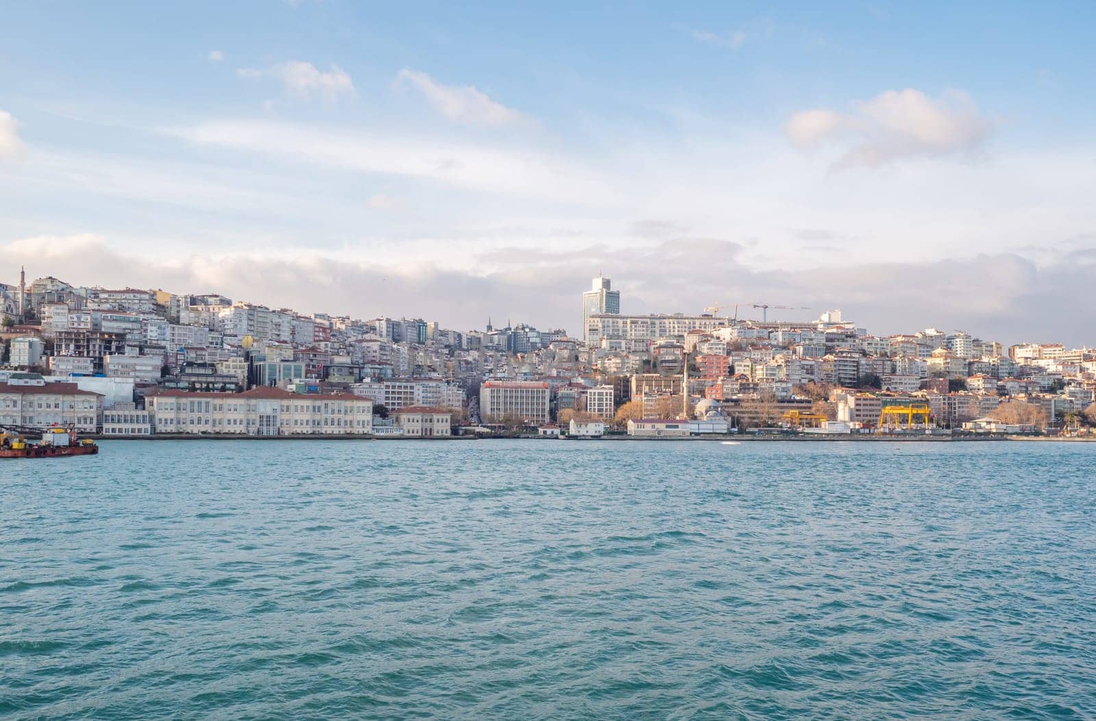 Bosphorus Strait in the city of Istanbul. Turkey. by DovidPro