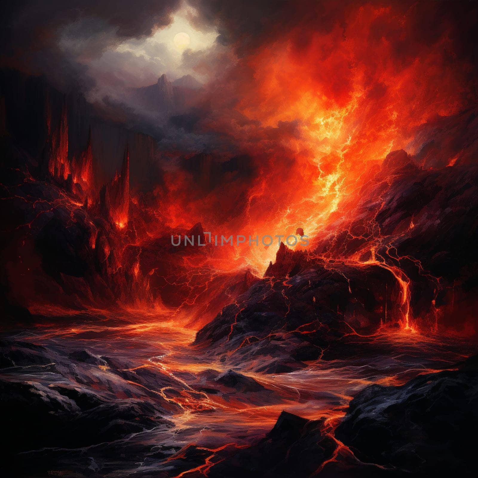Eruption's Torrent by Sahin