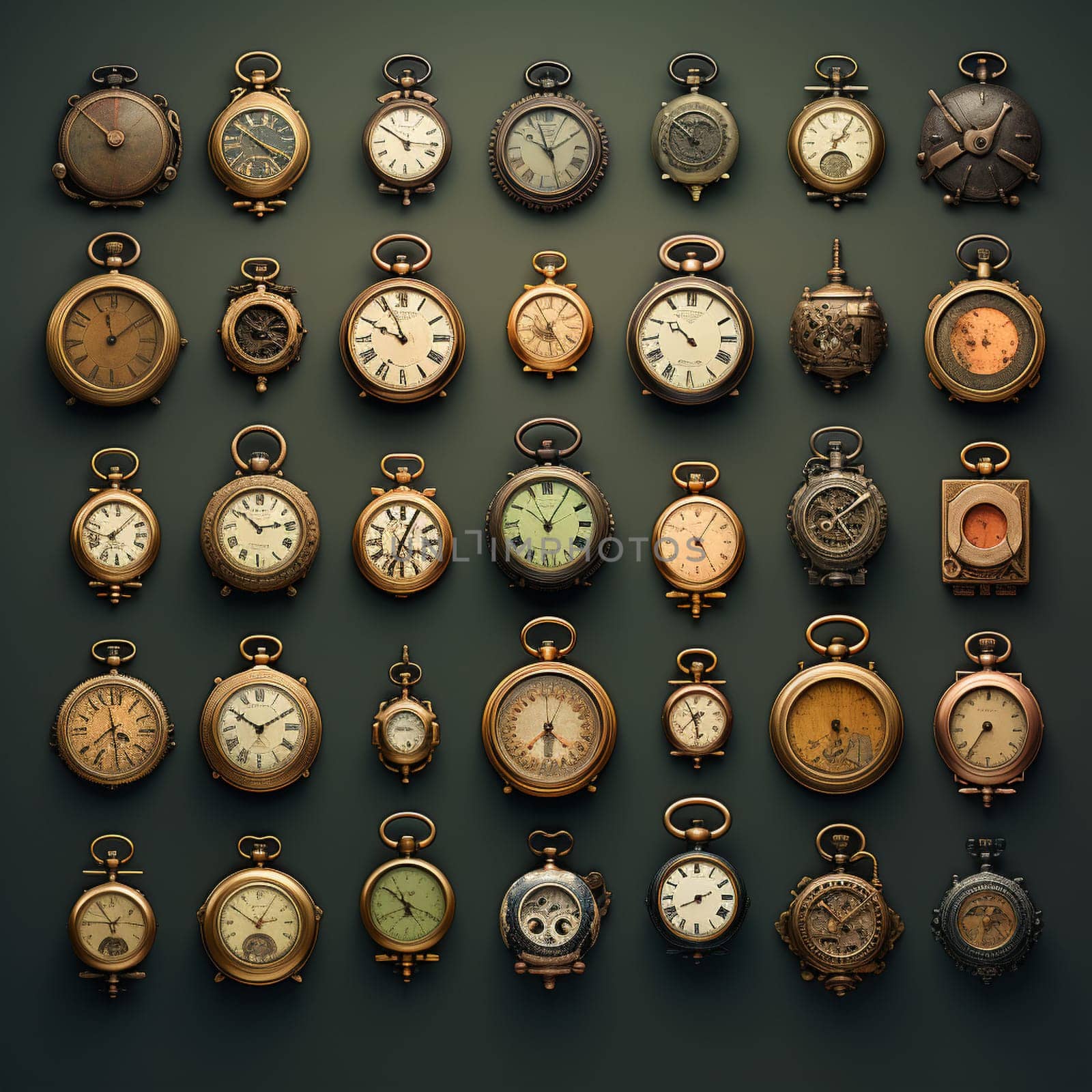 Vintage Clocks Collection as Guardians of History by Sahin