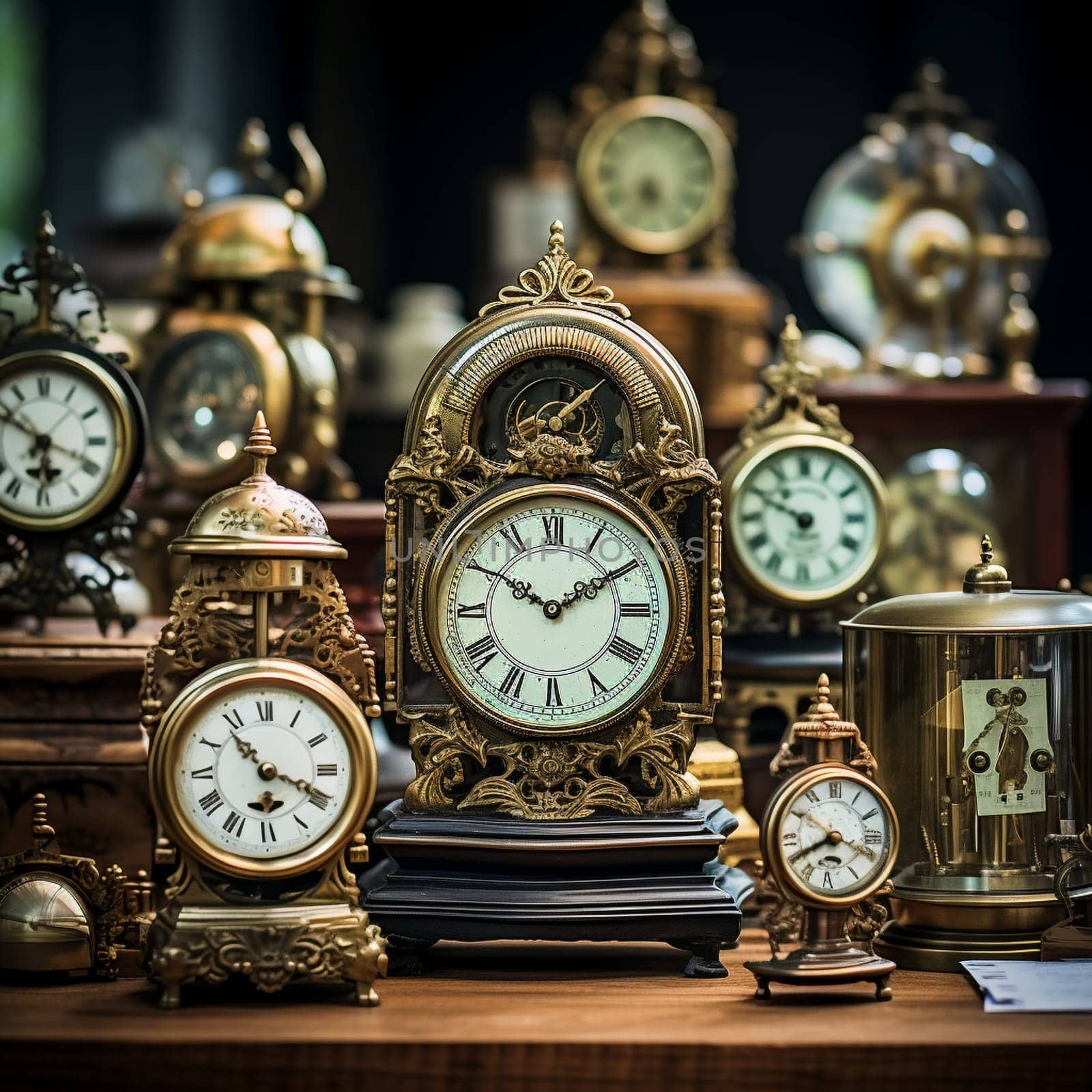 Timeless Treasures: Showcasing Vintage Clocks' Artistry by Sahin