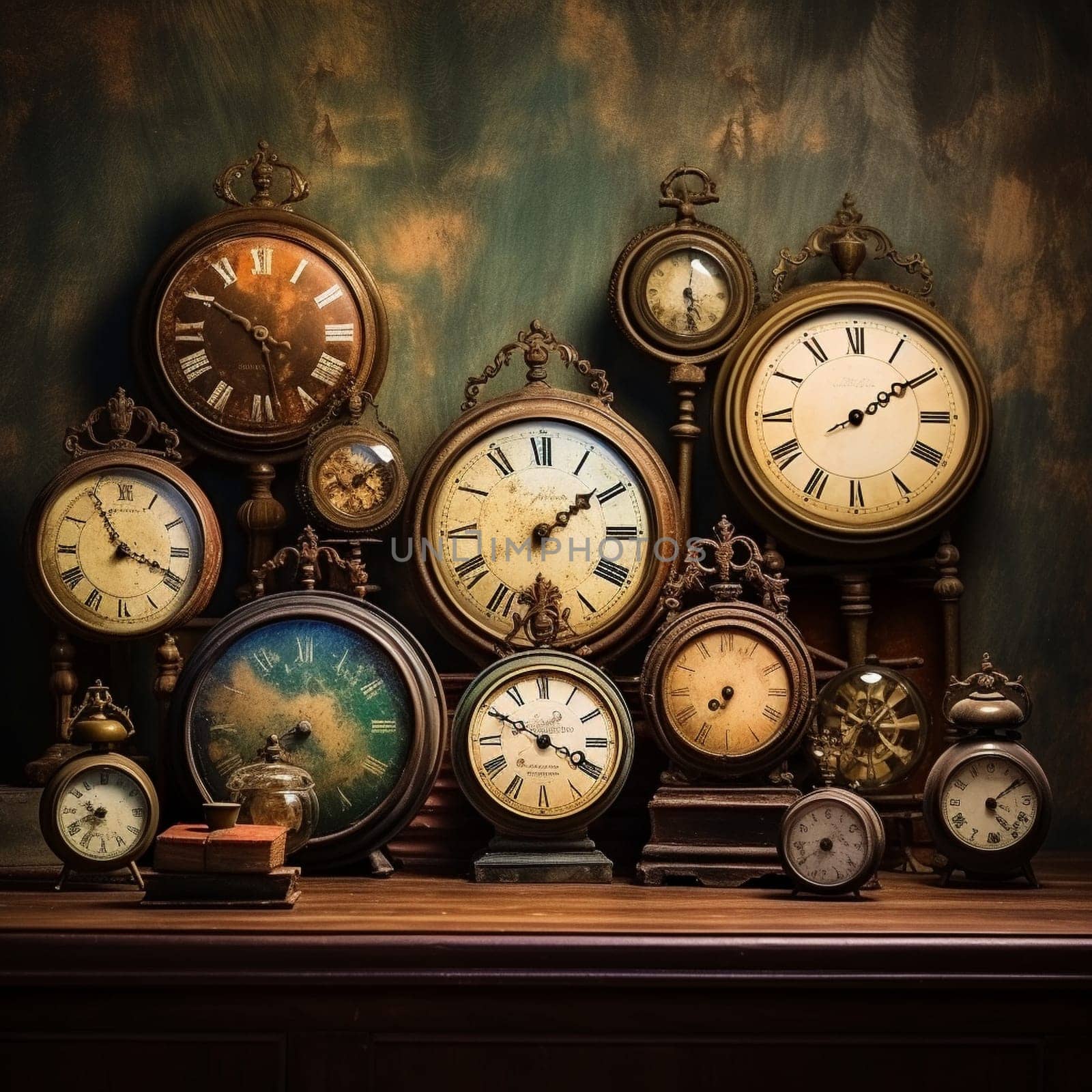 Embark on a journey through time with these enchanting vintage clocks! Each clock tells a unique story and brings a touch of nostalgia to any setting. Transport yourself to an era where time stood still, and experience the timeless charisma of these vintage timepieces.