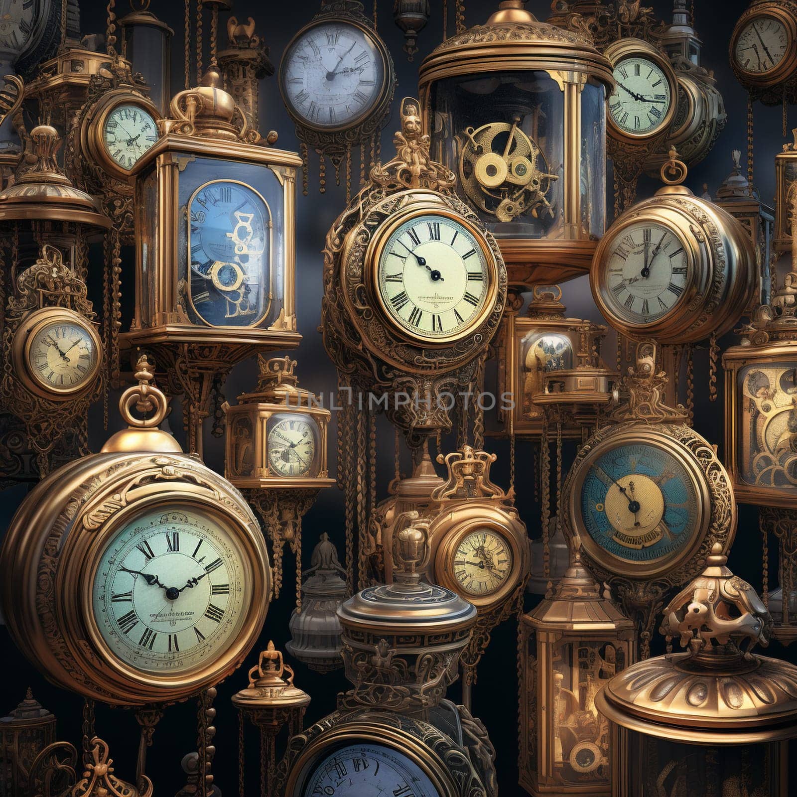 Enchanting Time-Travel Experience with Vintage Clocks by Sahin