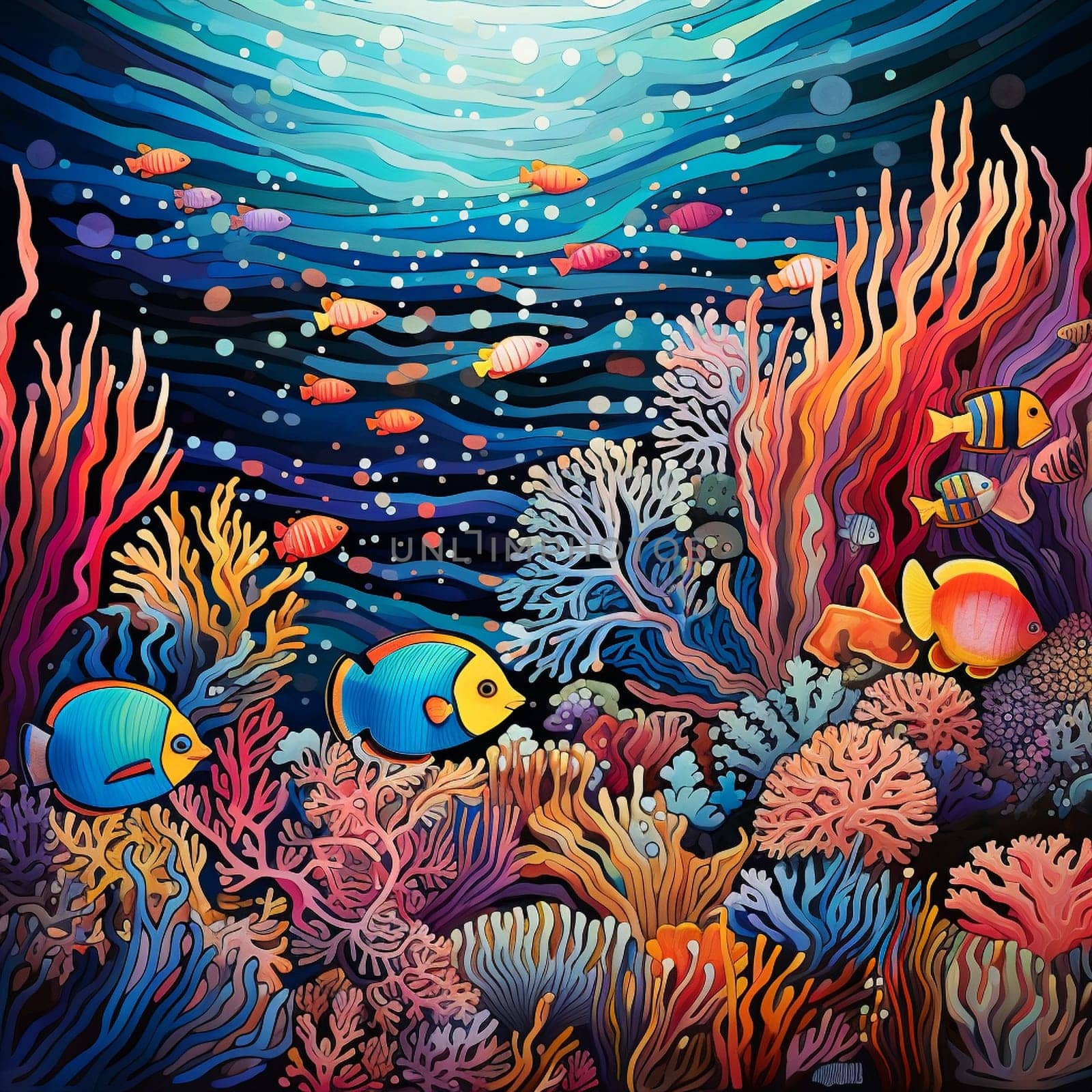 Surreal Underwater Scene by Sahin