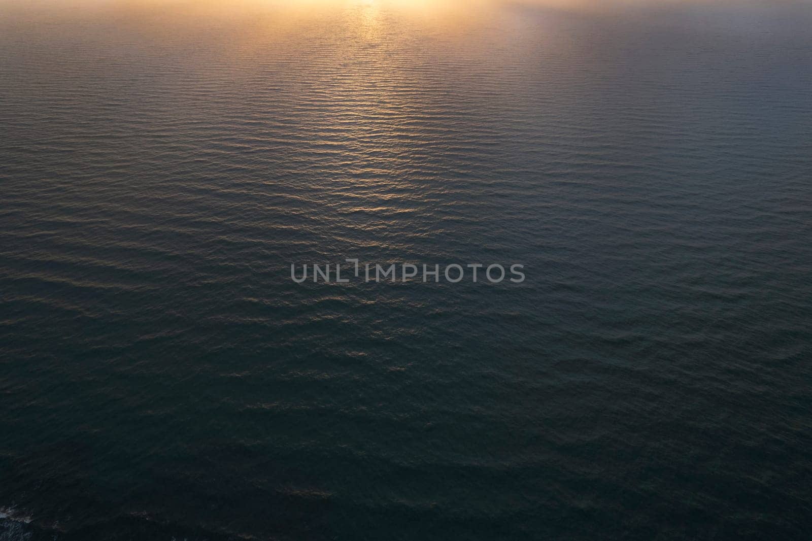 Aerial view of a sunset over the Mediterranean sea by fotografiche.eu