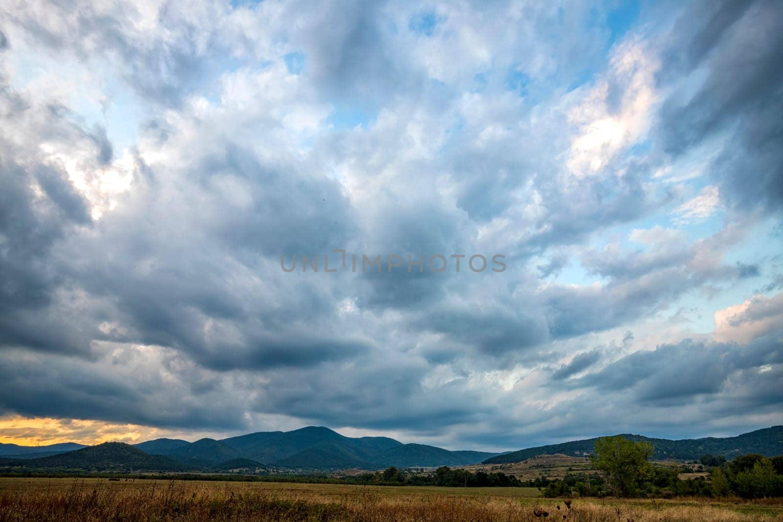 Amazing view on the dramatic sunset sky by EdVal