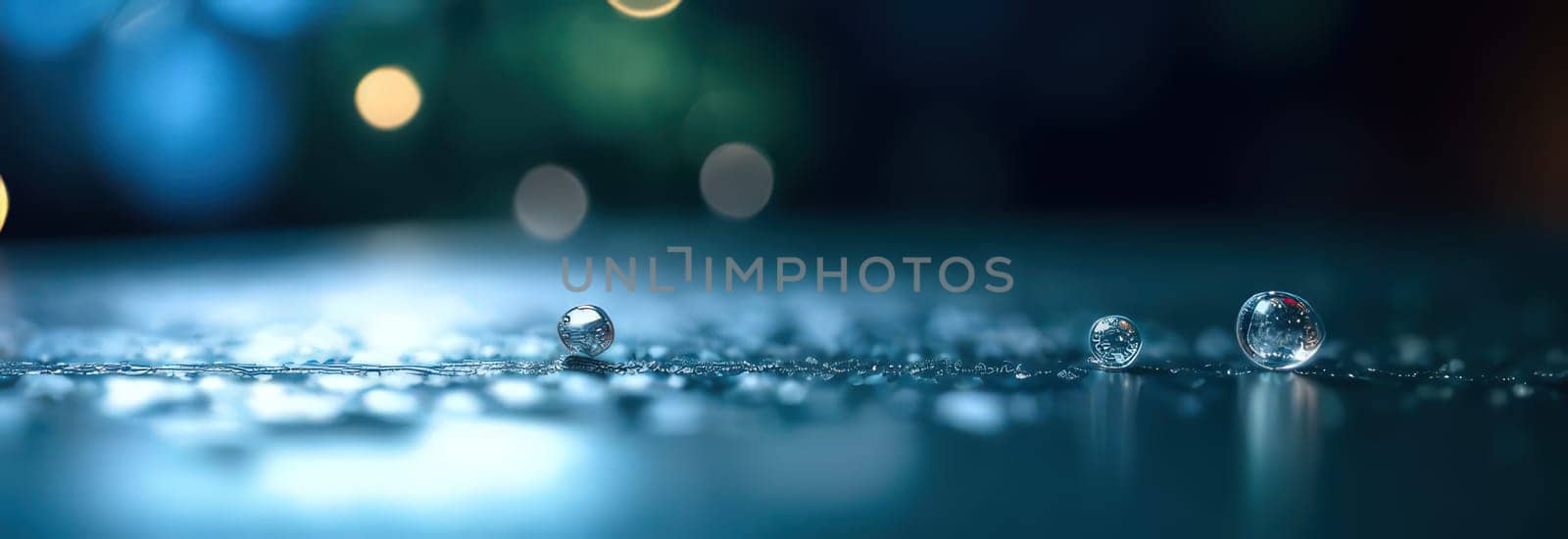 Splash of water wave, blue. Abstract banner background water waves. Abstract nature concept banner for beauty spa, drinking water advertising. Use for abstract, wallpaper, poster. Copy Space