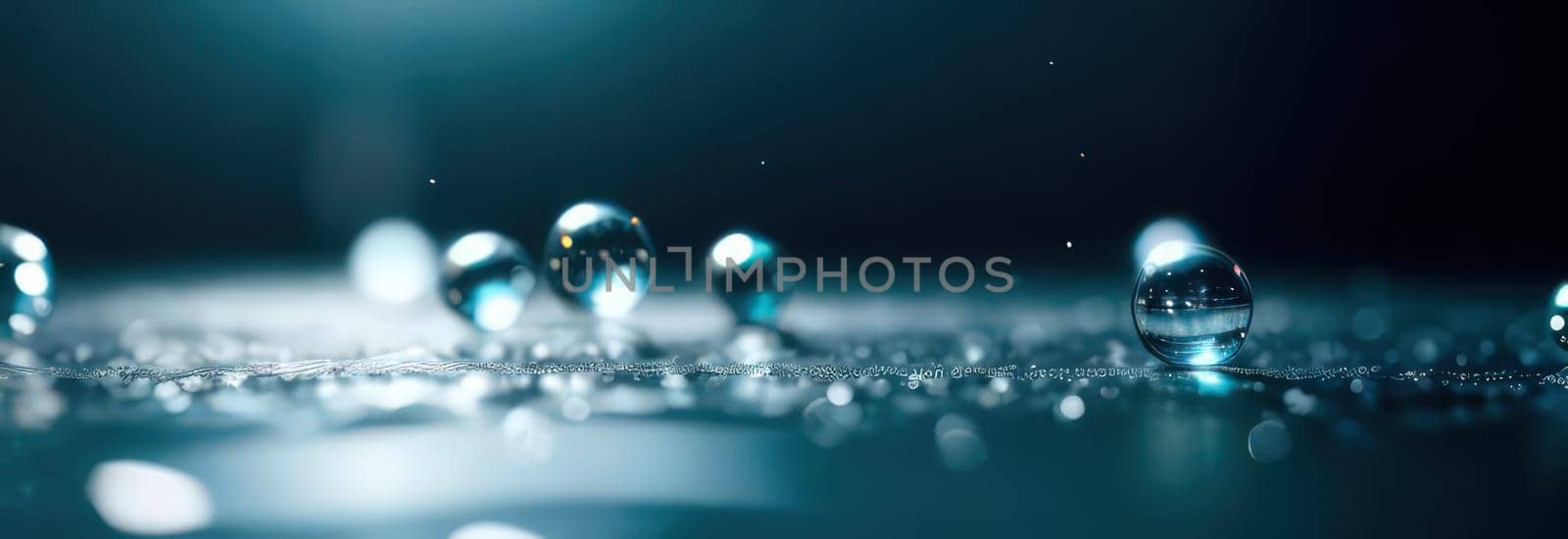 Splash of water wave, blue. Abstract banner background water waves. Abstract nature concept banner for beauty spa, drinking water advertising. Use for abstract, wallpaper, poster. Copy Space