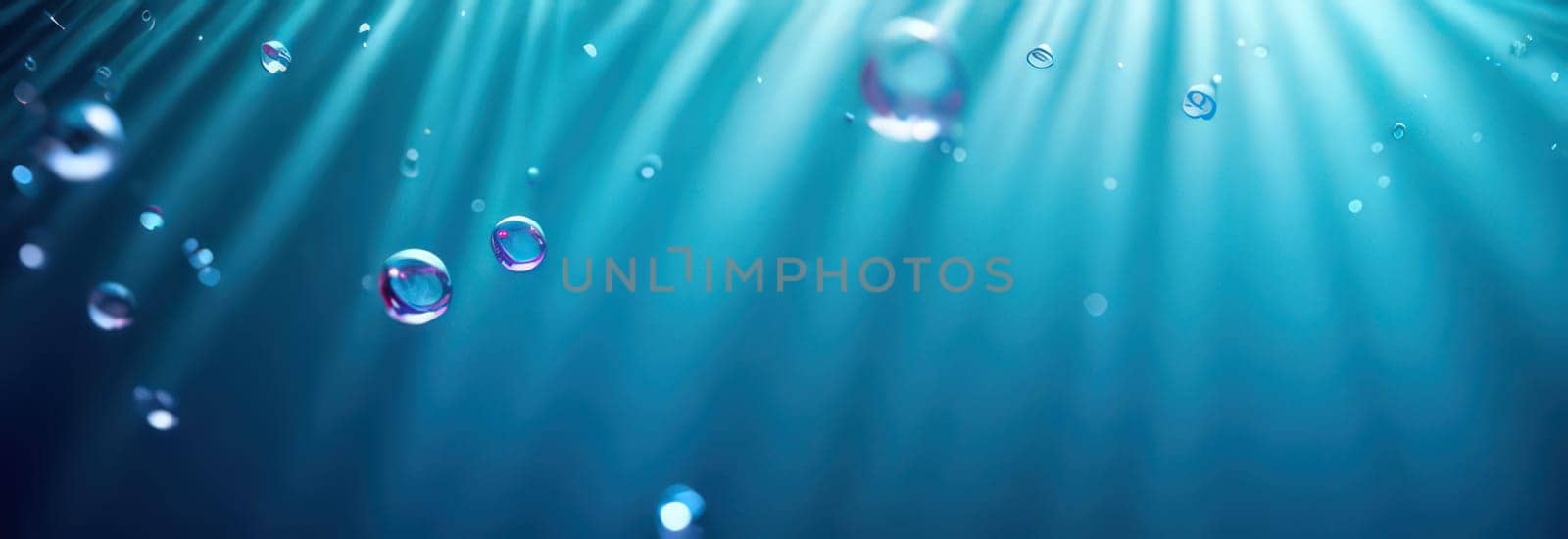 Splash of water wave, blue. Abstract banner background water waves. Abstract nature concept banner for beauty spa, drinking water advertising. Use for abstract, wallpaper, poster. Copy Space