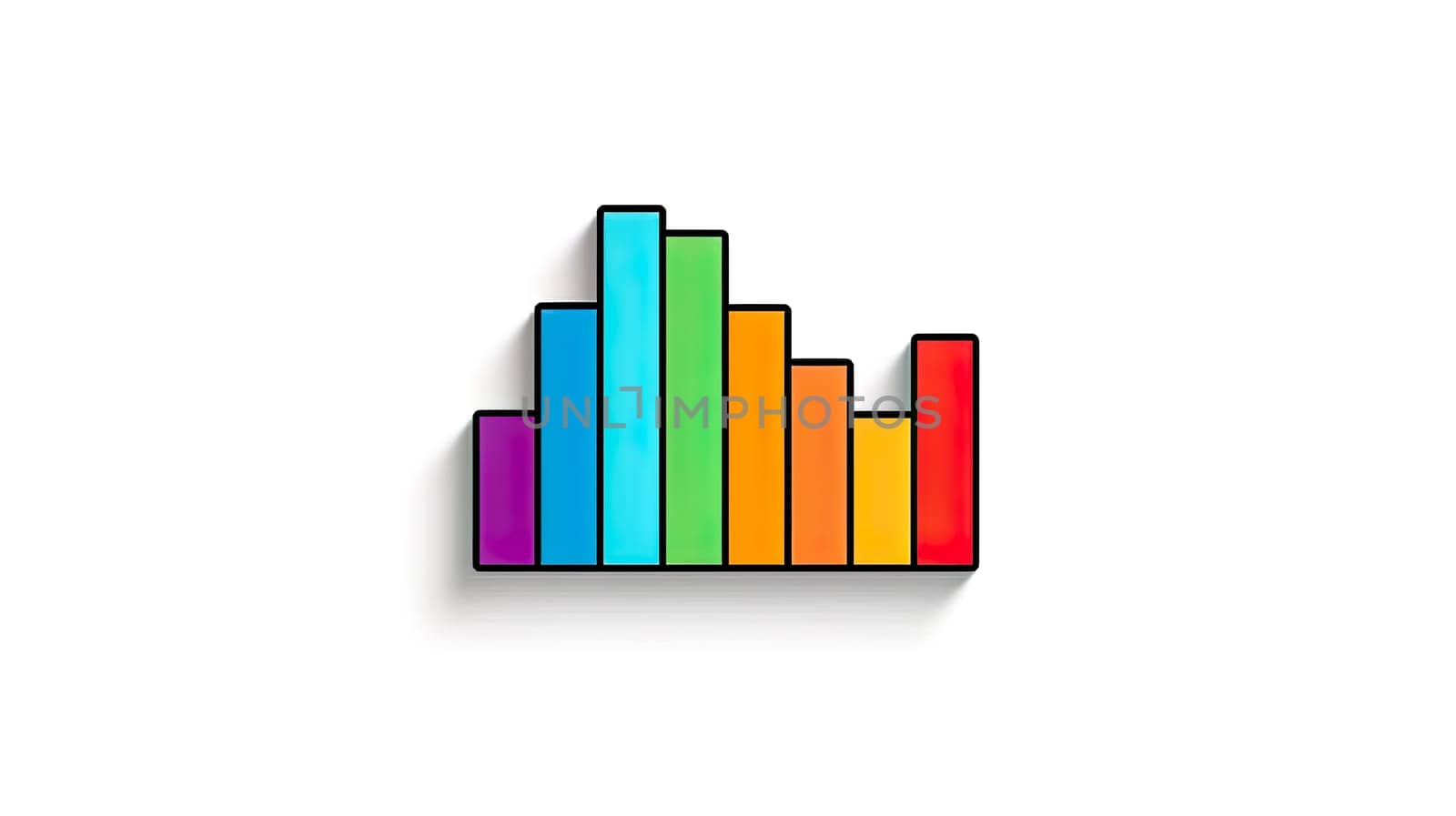 Flat chart and graph elements simply color editable. Standard illustration for creating infographics with ease.