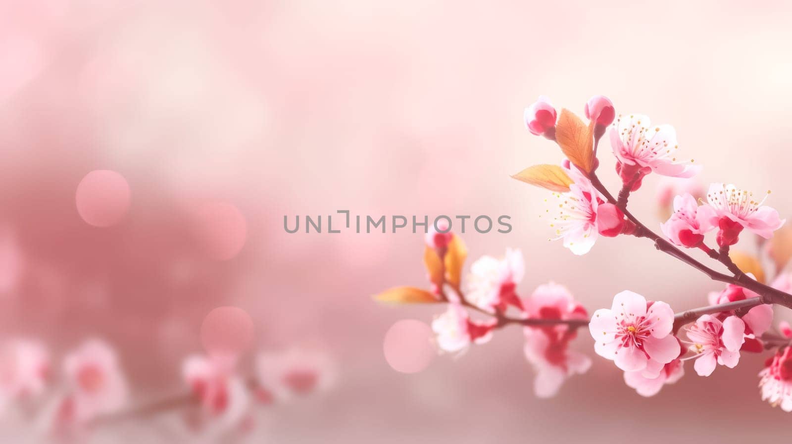 the intricate details of a peach tree flower in full bloom by Alla_Morozova93