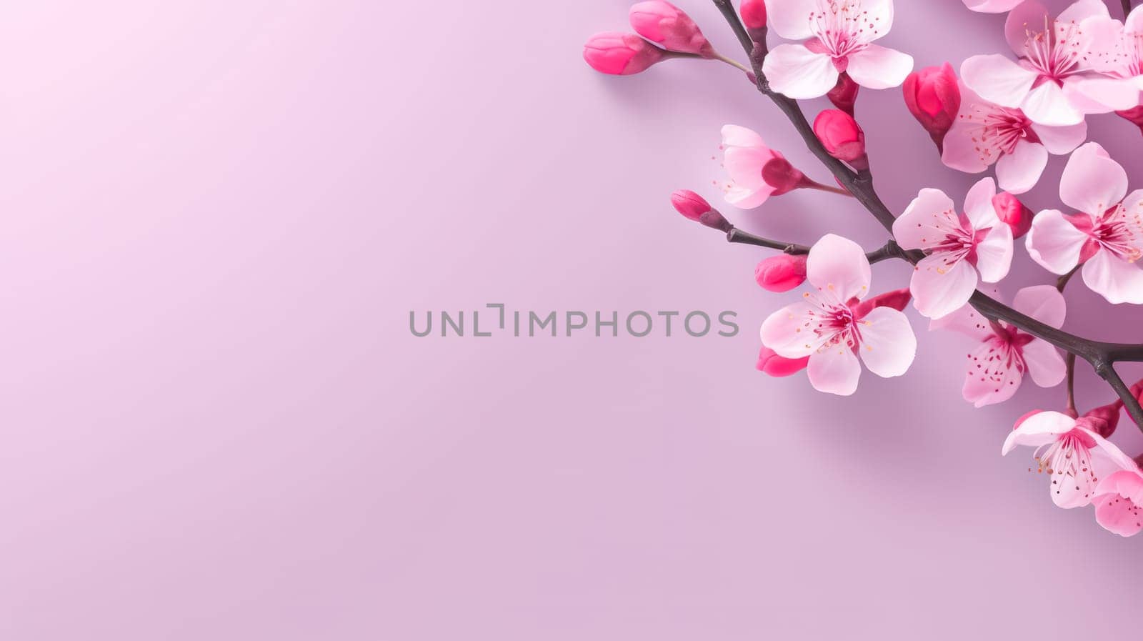 Peach blossoms in full splendor, delicate petals unfurling against a colorful backdrop. A mesmerizing celebration of nature's ephemeral beauty.