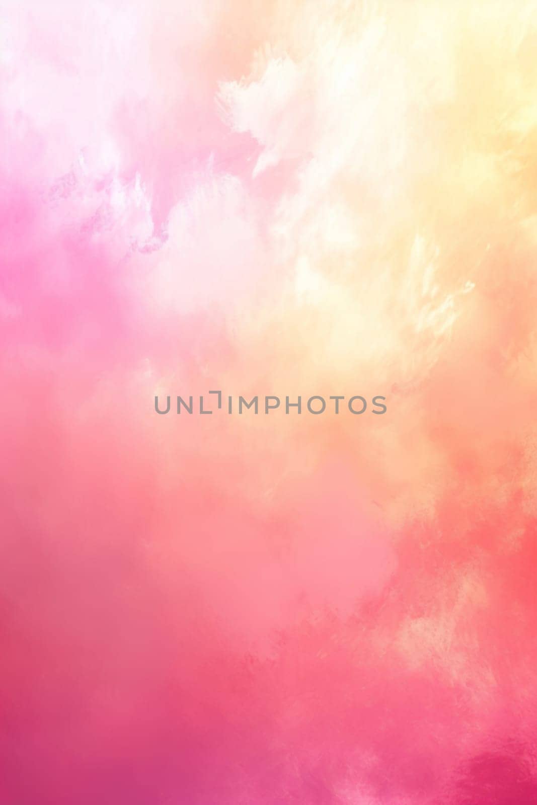 Abstract gradient background in pastel colors. Spring theme. Peaceful versatile backdrop for any creative project or design. Pink, peach, soft hues. Generative AI