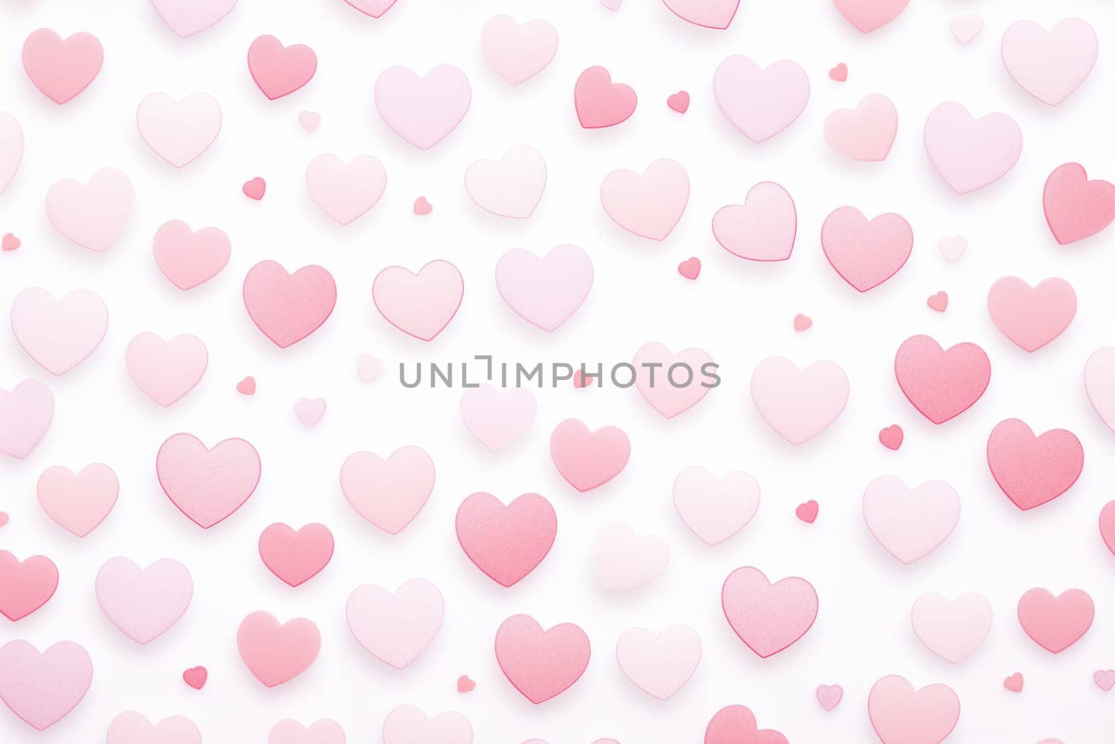 abstract heart pink pastel color background. Valentine day concept. Generative Ai by nateemee