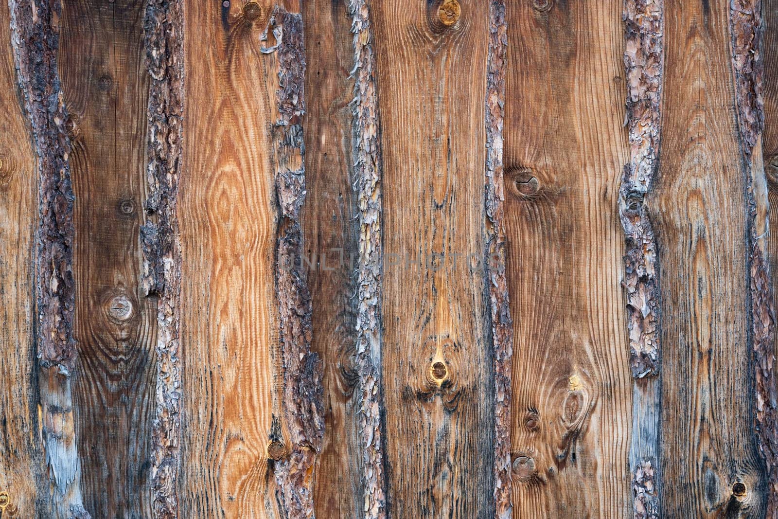 Wooden barn wall made of boards. by DovidPro