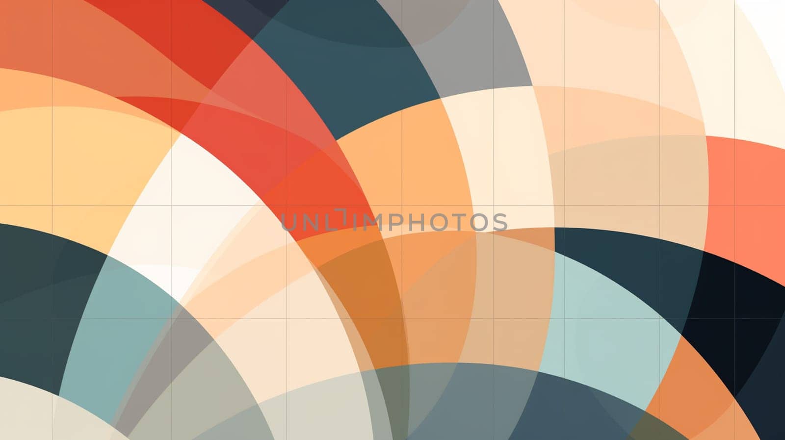 Modern abstract colorful geometric background. Shapes with trendy gradients composition for your design. by Andelov13