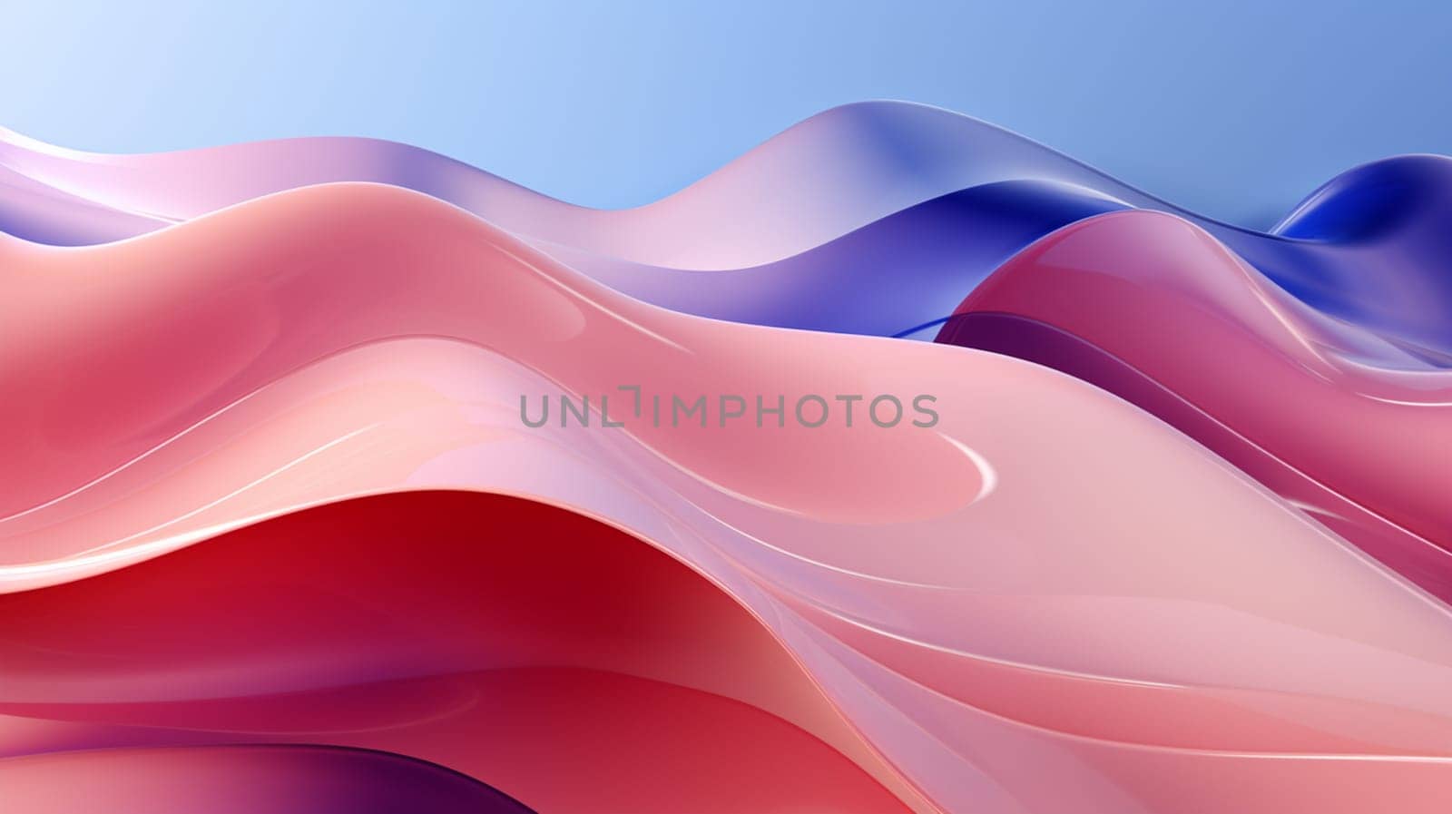 Bright color wave with blur and glowing effects. Abstract background. High quality photo