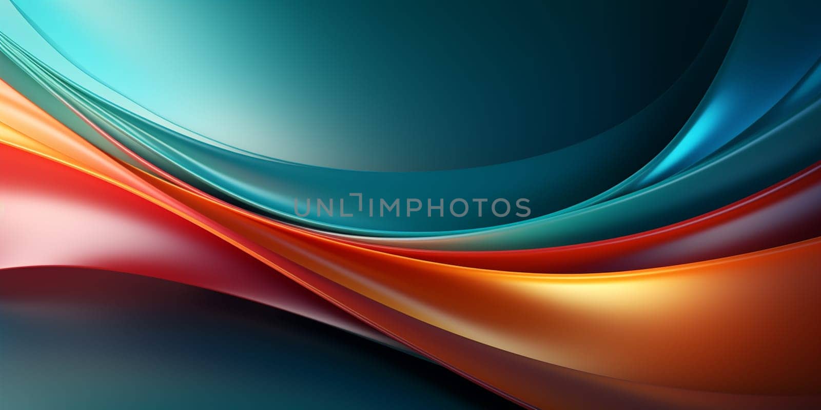 blue and orange abstract background by Andelov13