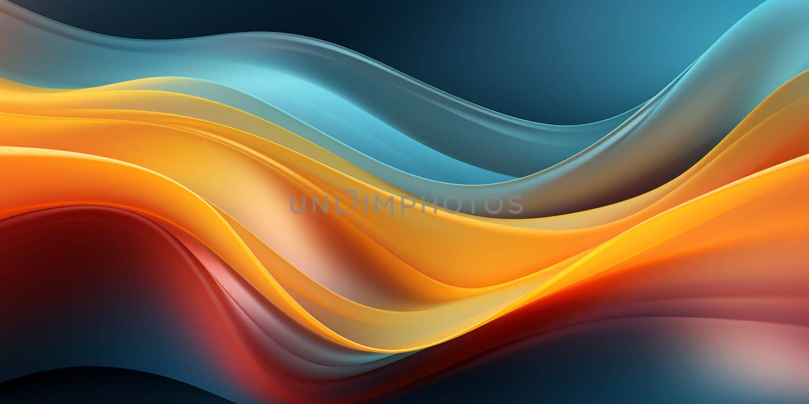 blue and orange abstract background by Andelov13