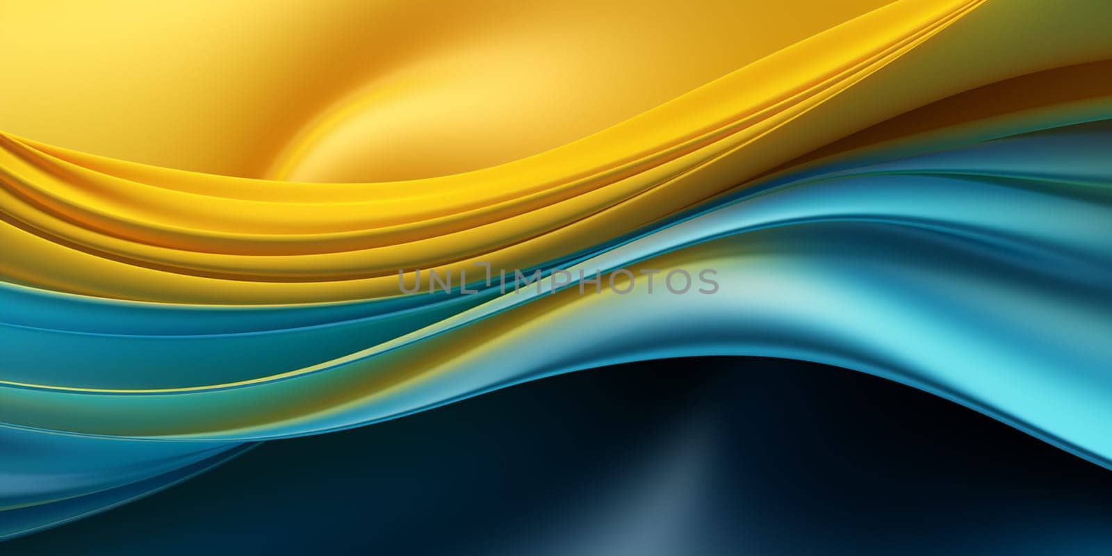 yellow and blue abstract background by Andelov13