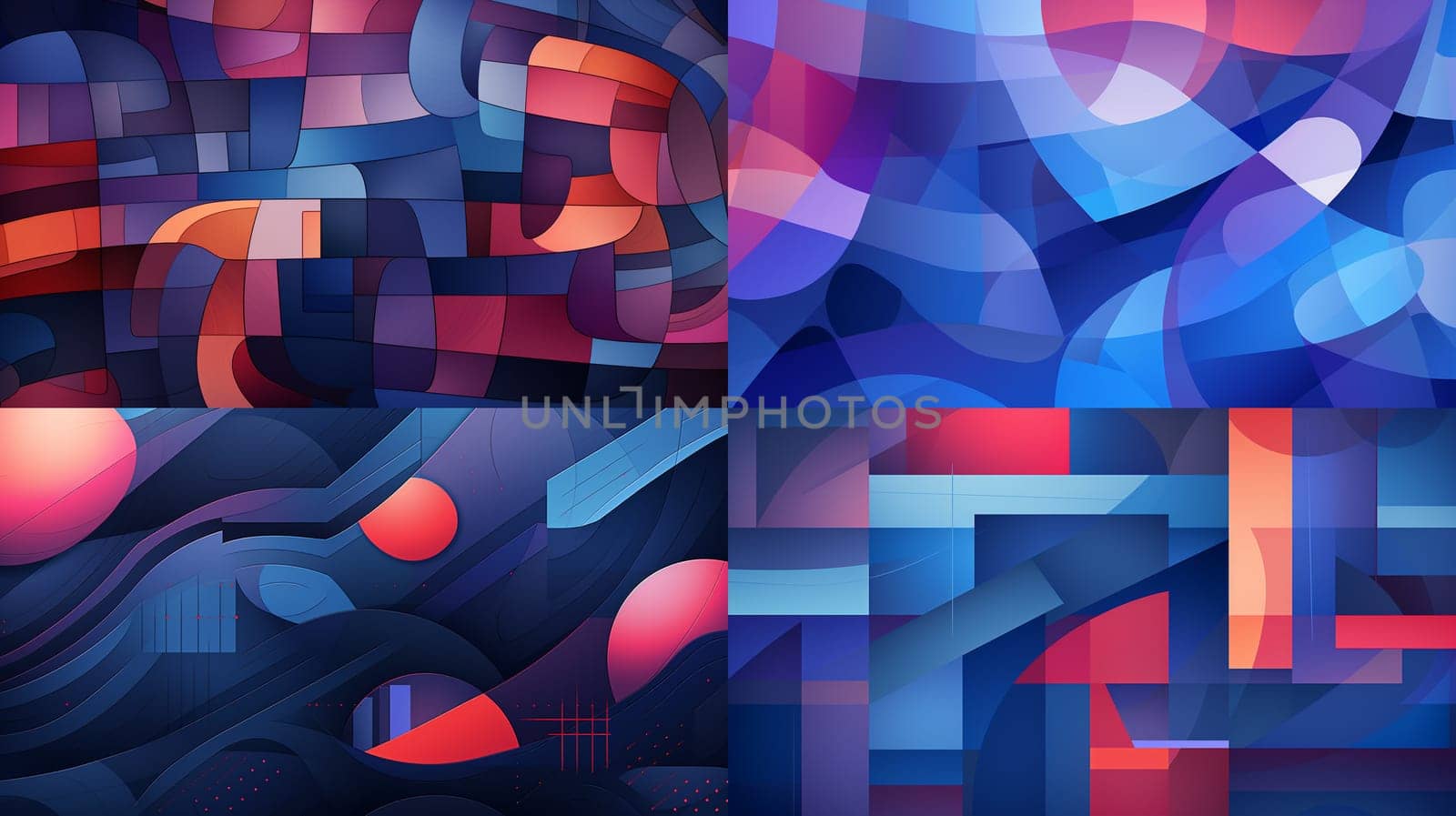 Abstract background with geometric elements. Creative trendy design. Illustrations For Wallpaper, Banner, Background, Card, Book Illustration, landing page by Andelov13