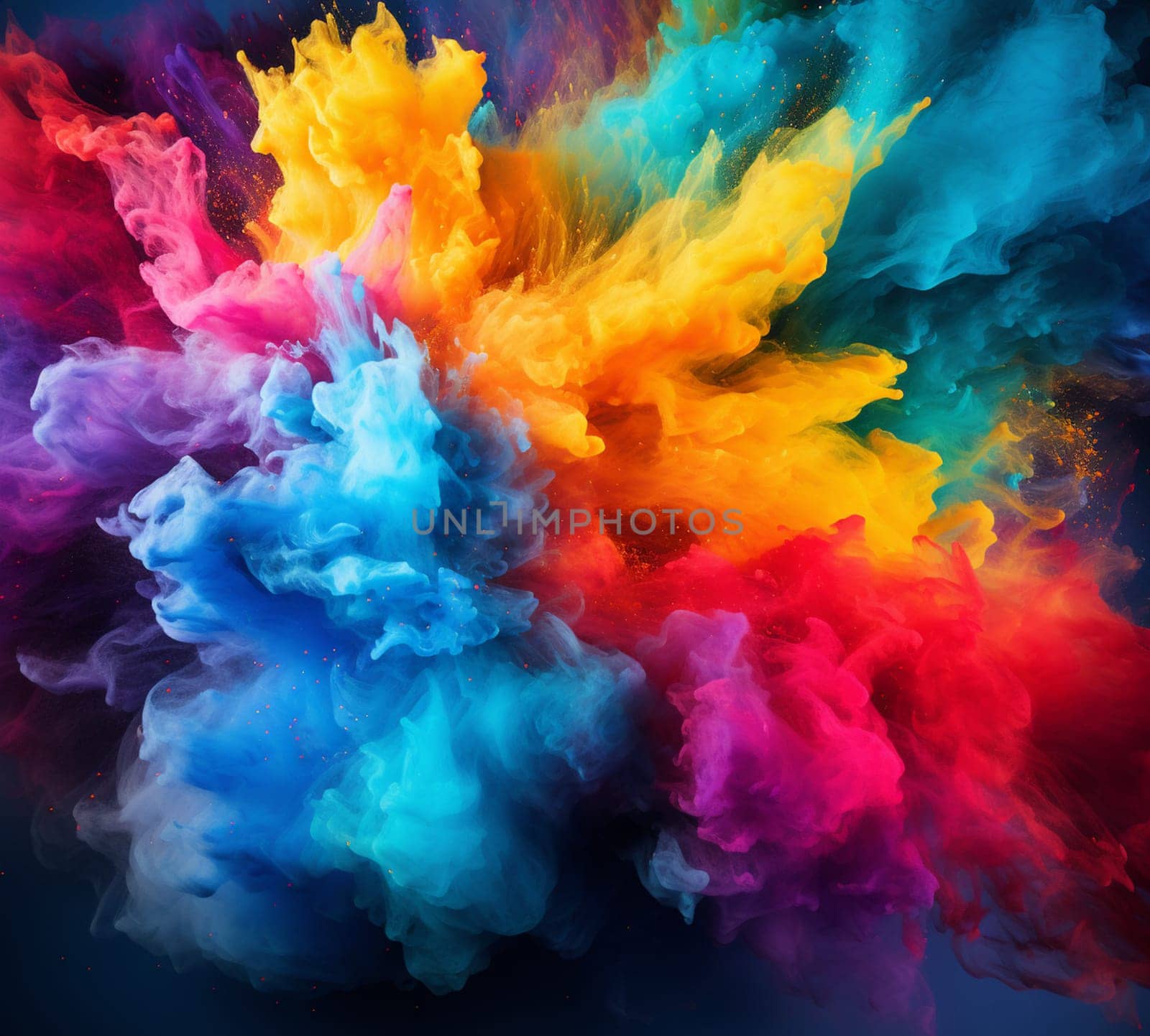 Motion Color drop in water,Ink swirling in ,Colorful ink abstraction.Fancy Dream Cloud of ink under water. High quality photo