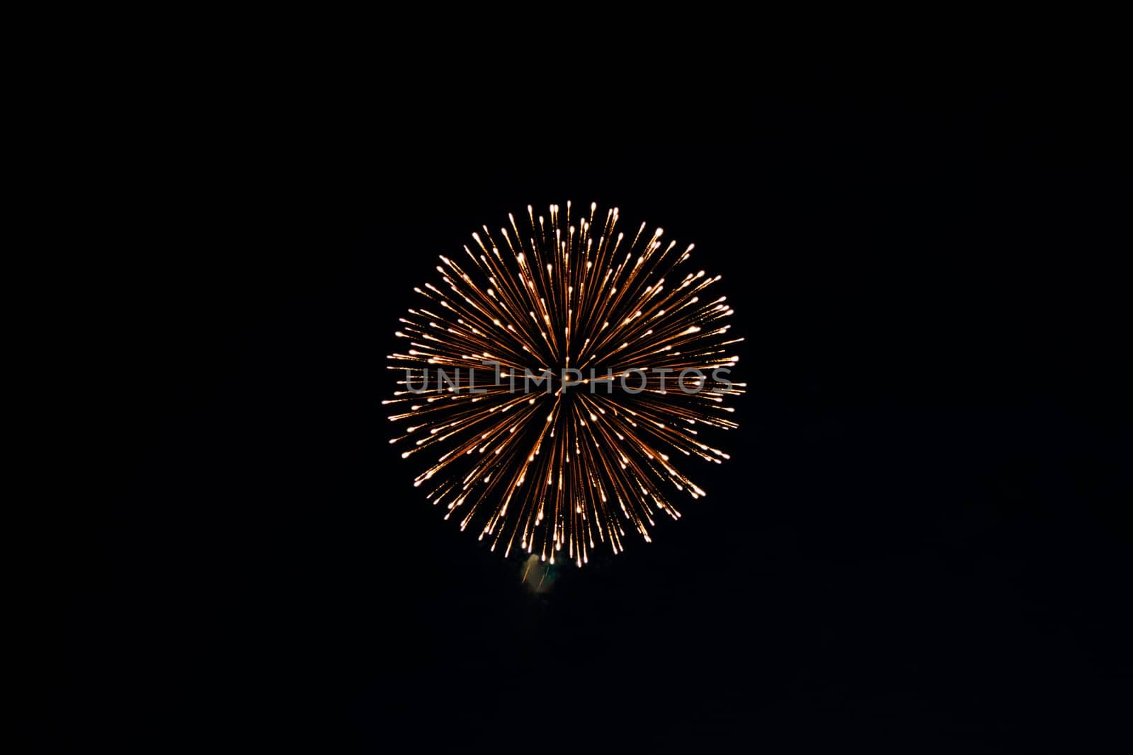 A yellow and white firework by jameshumble