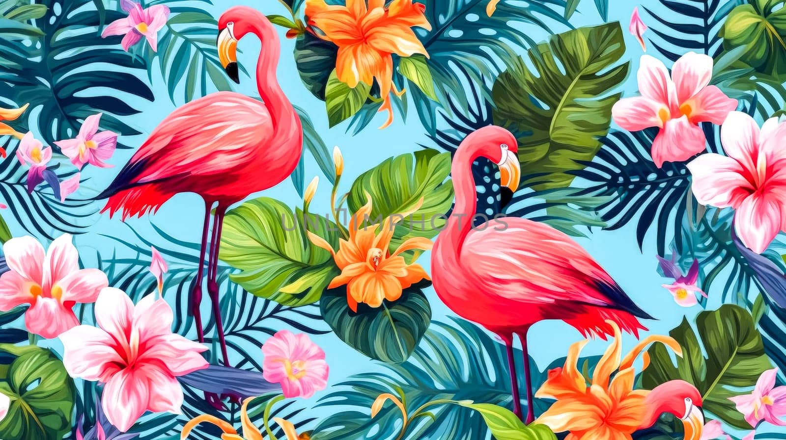 Transform your designs into a tropical paradise with our vibrant summer background. by Alla_Morozova93