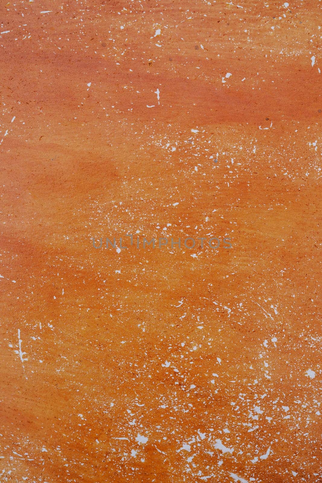 Texture of orange peeling paint with chips on a white surface by Nadtochiy