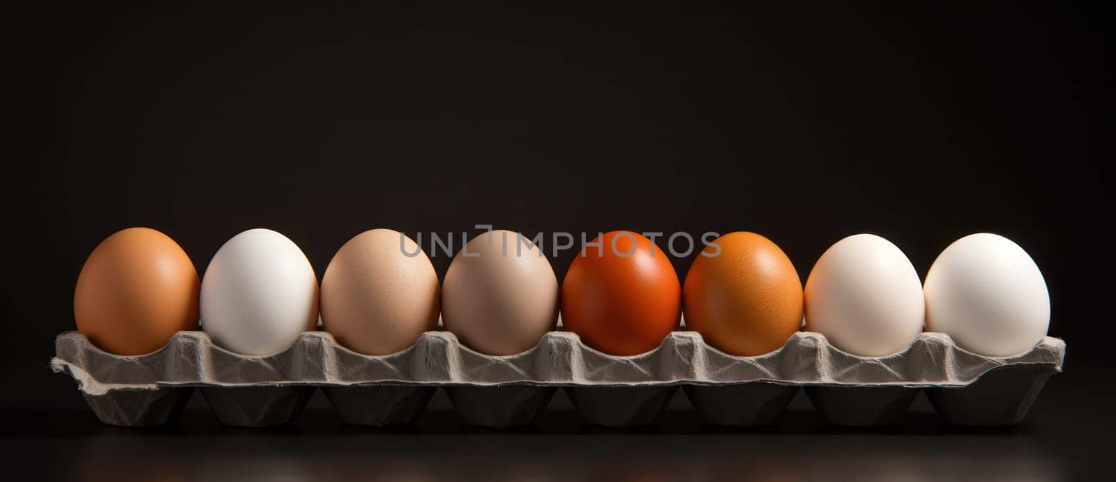 Fresh, Organic Brown Chicken Eggs on Wooden Table, Close-up, Nature Background