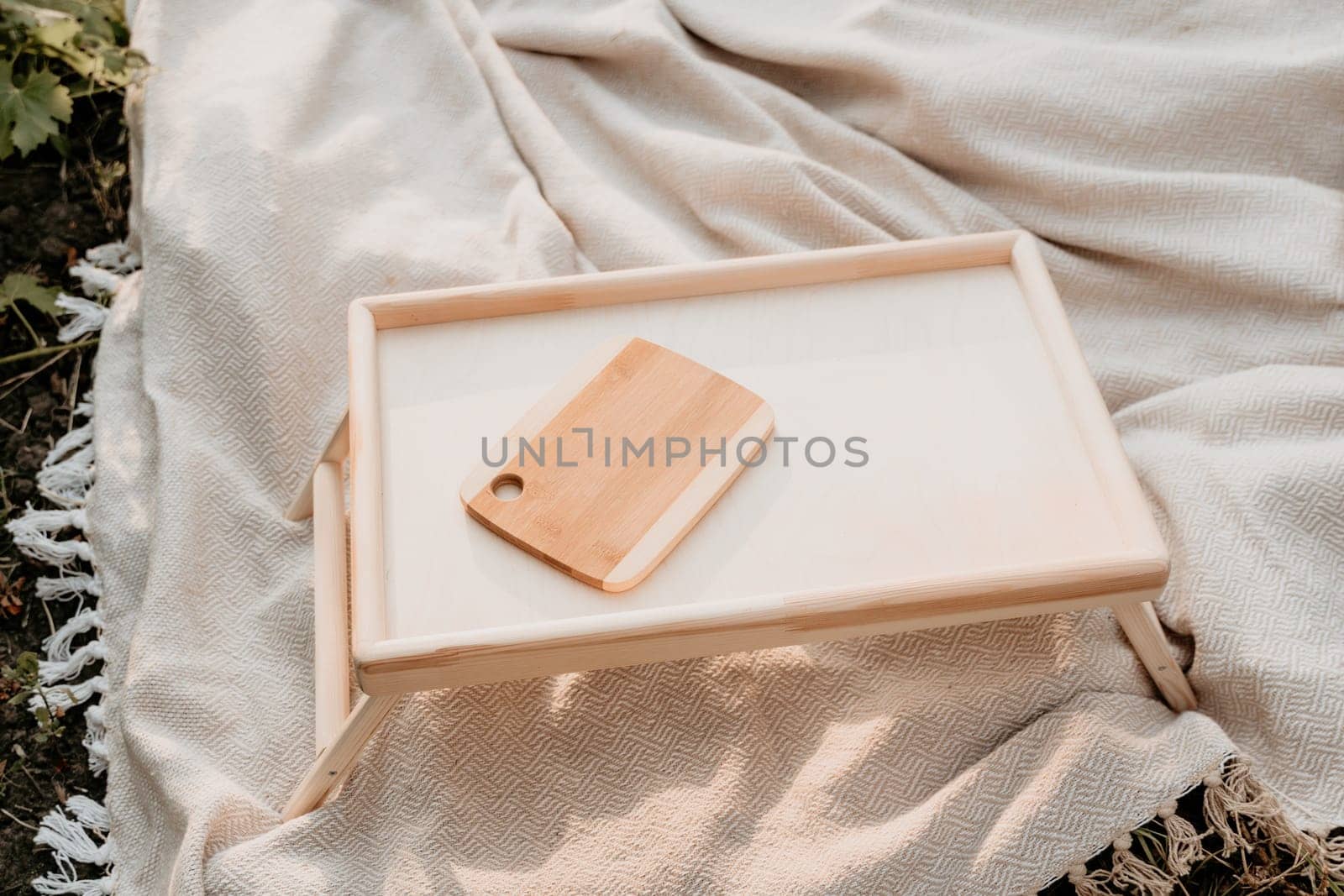 Woman picnic vineyard. Happy woman with a glass of wine at a picnic in the vineyard, wine tasting at sunset and open nature in the summer. Romantic dinner, fruit and wine. by panophotograph