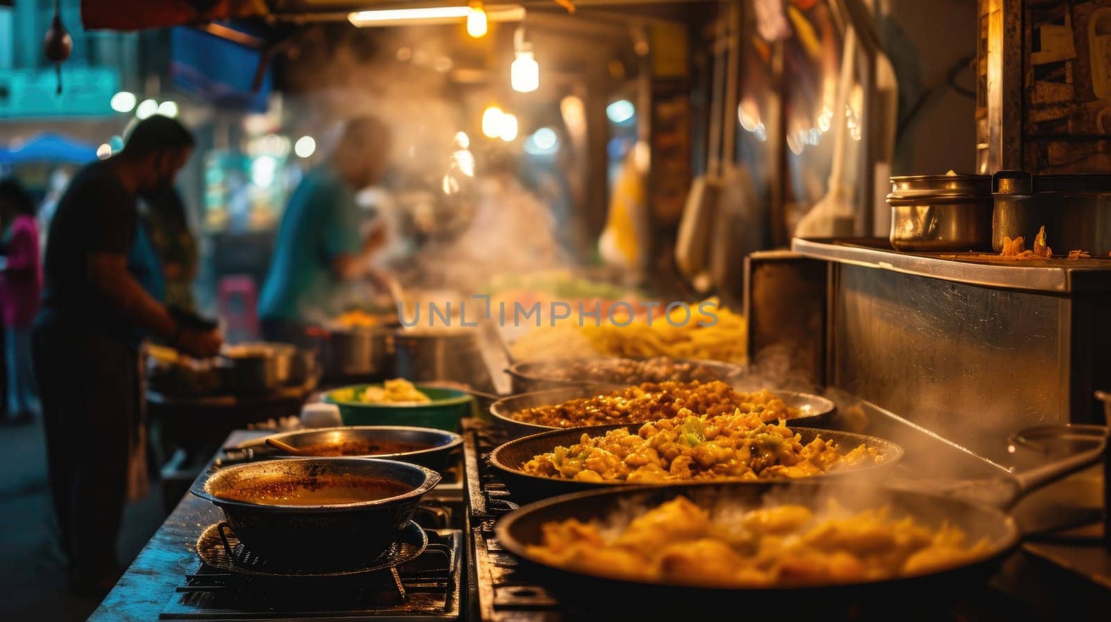 Authentic Thai street food delights with variety and unique taste