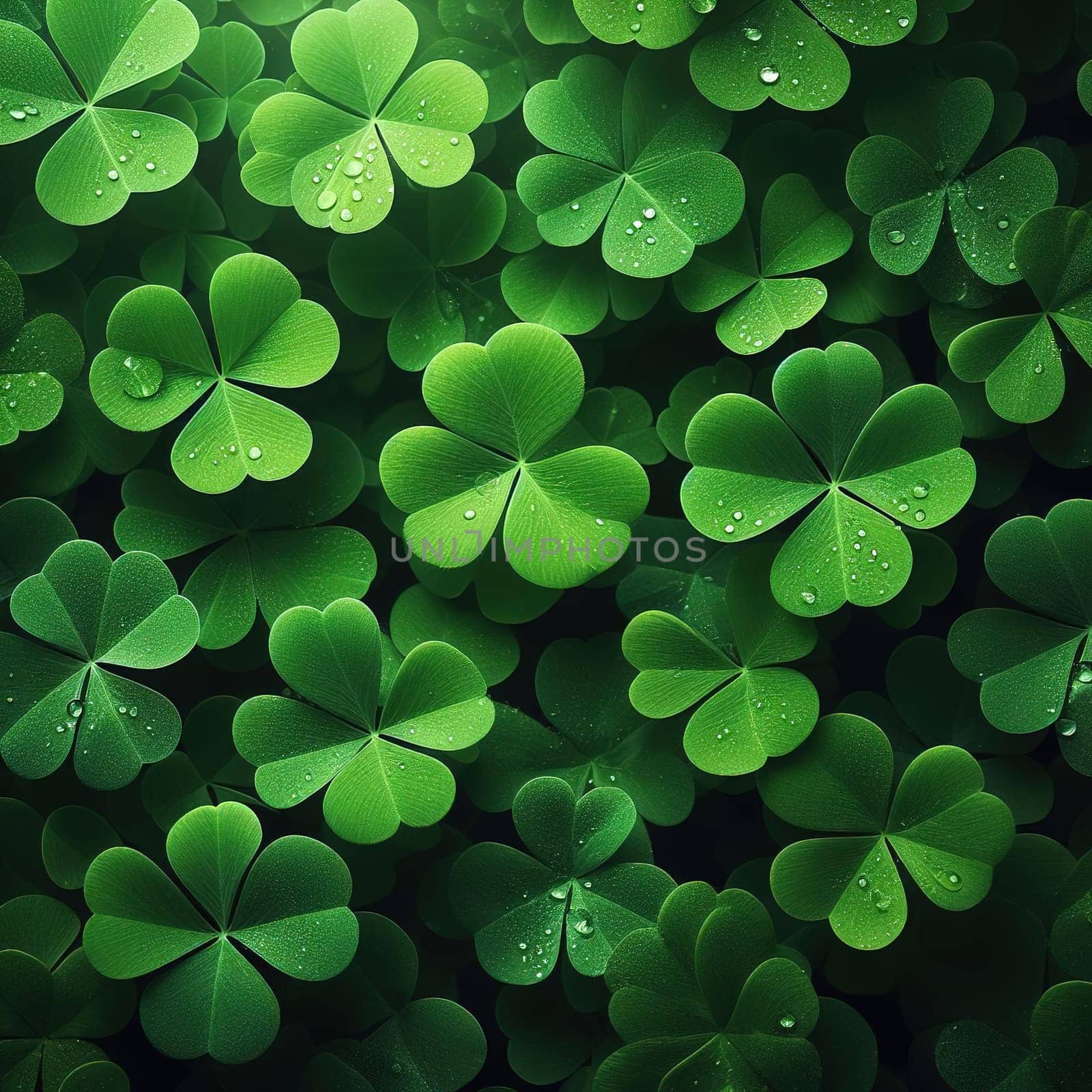 Clover for St. Patrick's Day. Generative AI. High quality illustration