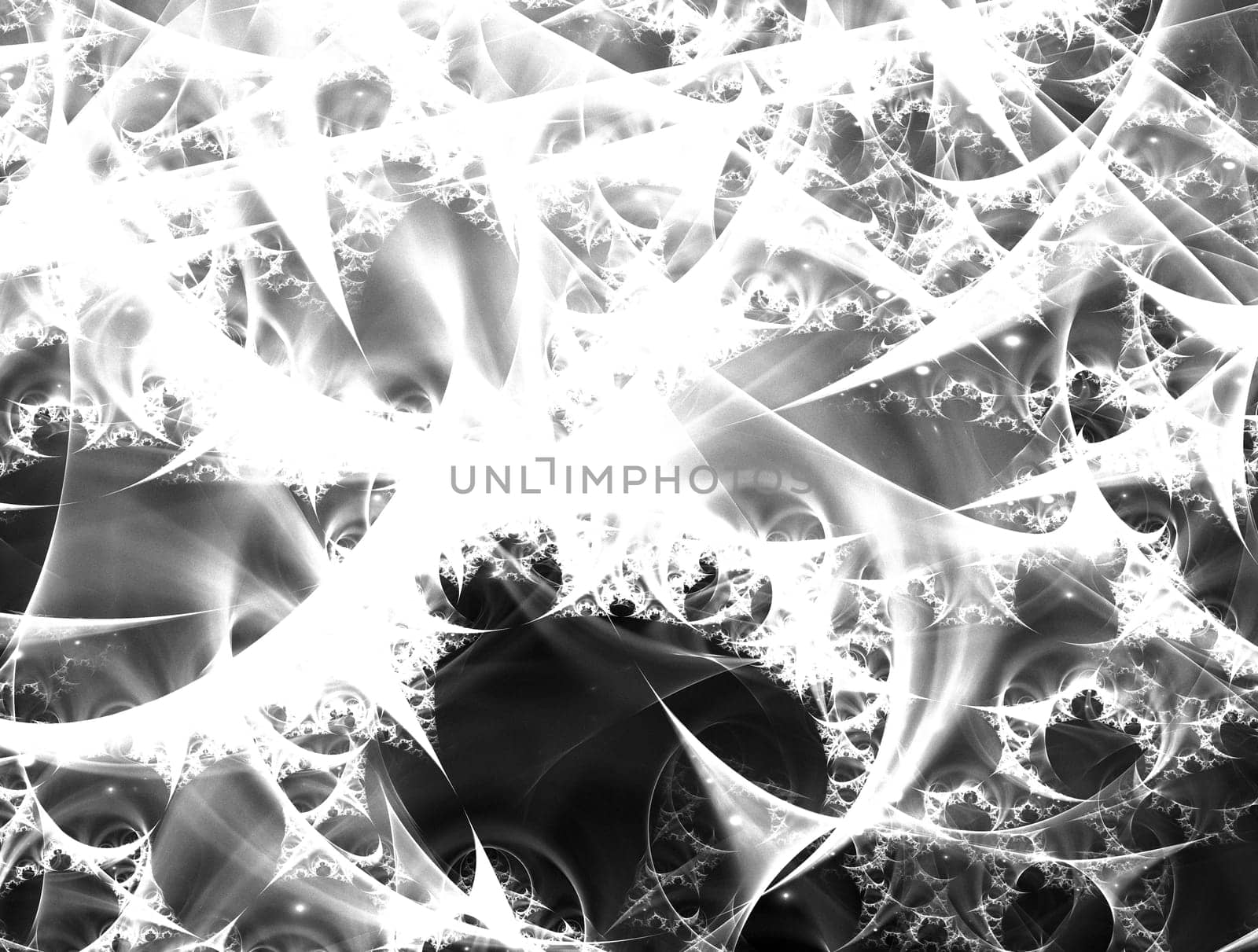 Imaginatory lush fractal texture image abstract background