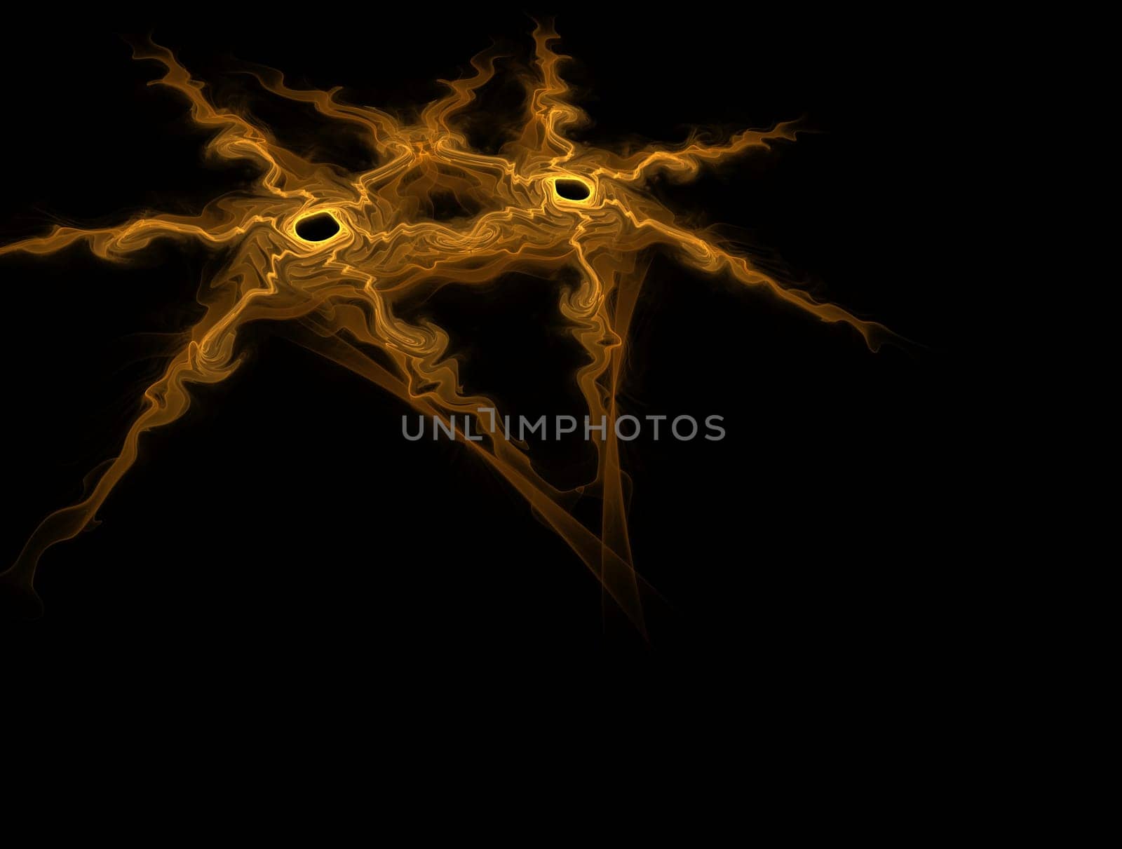 Imaginatory lush fractal texture image abstract background
