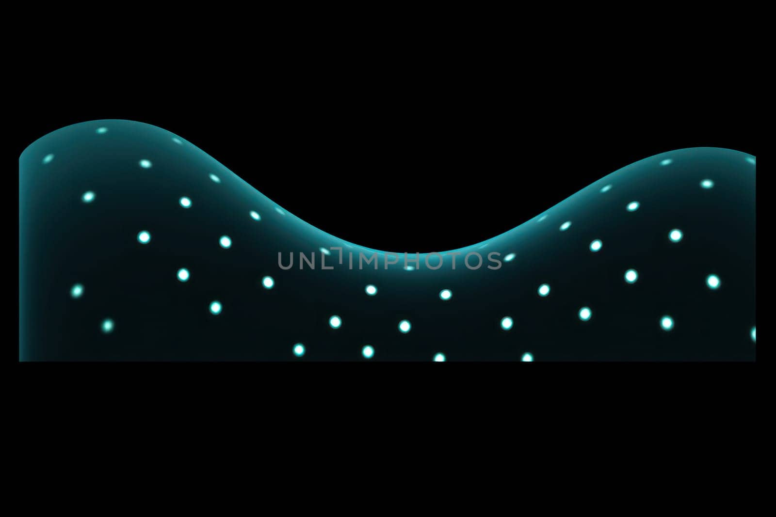 Abstract Light: Futuristic Blue Wave - A Digital Design Illustration with Graphic Curve.