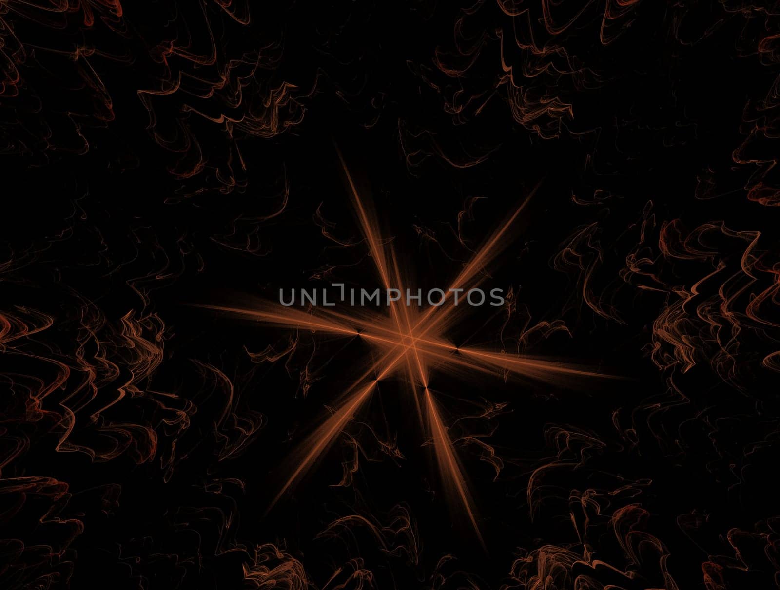 Imaginatory lush fractal texture image abstract background