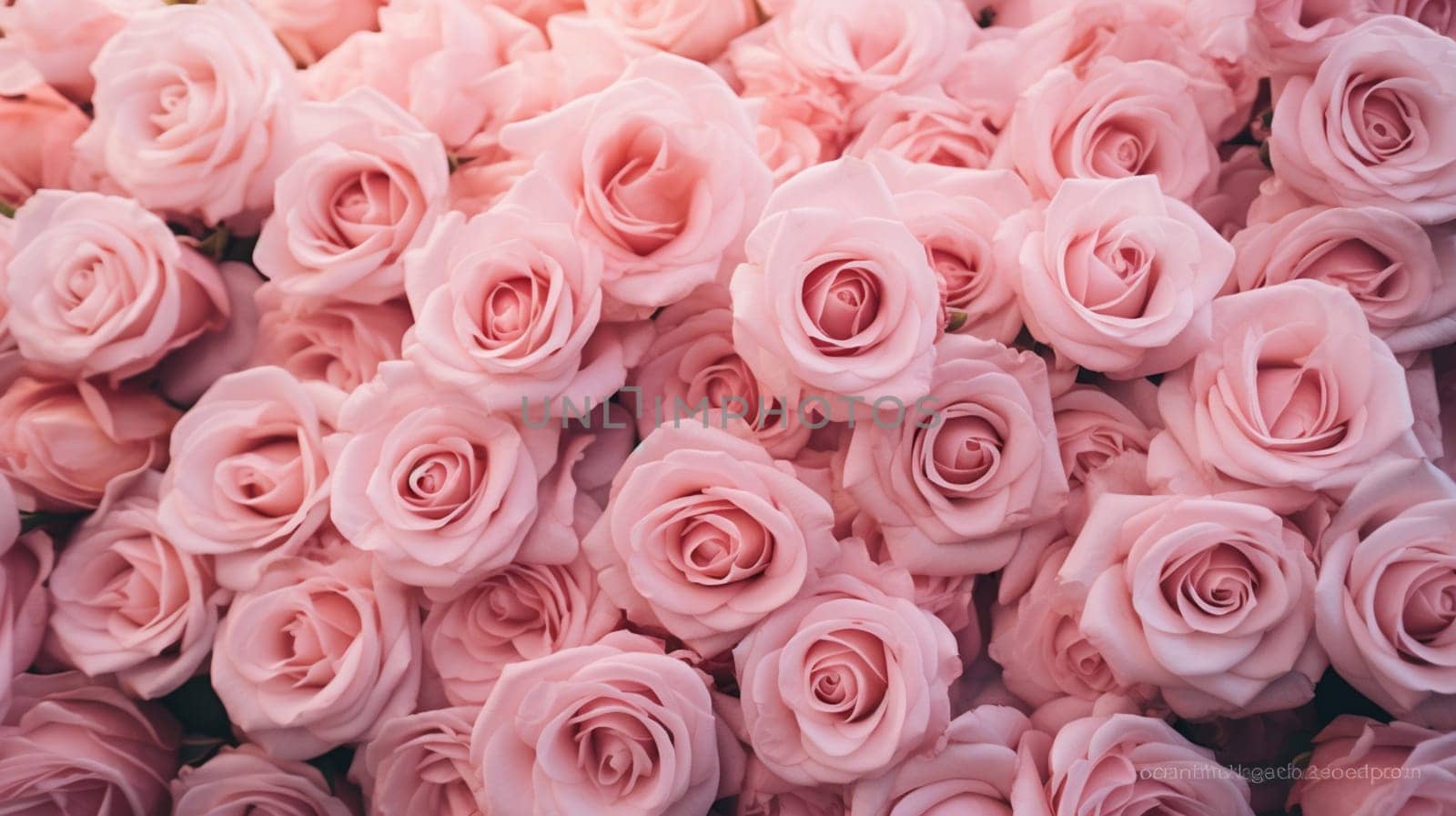 Beautiful roses in light colors. Selective Focus. nature Generative AI,