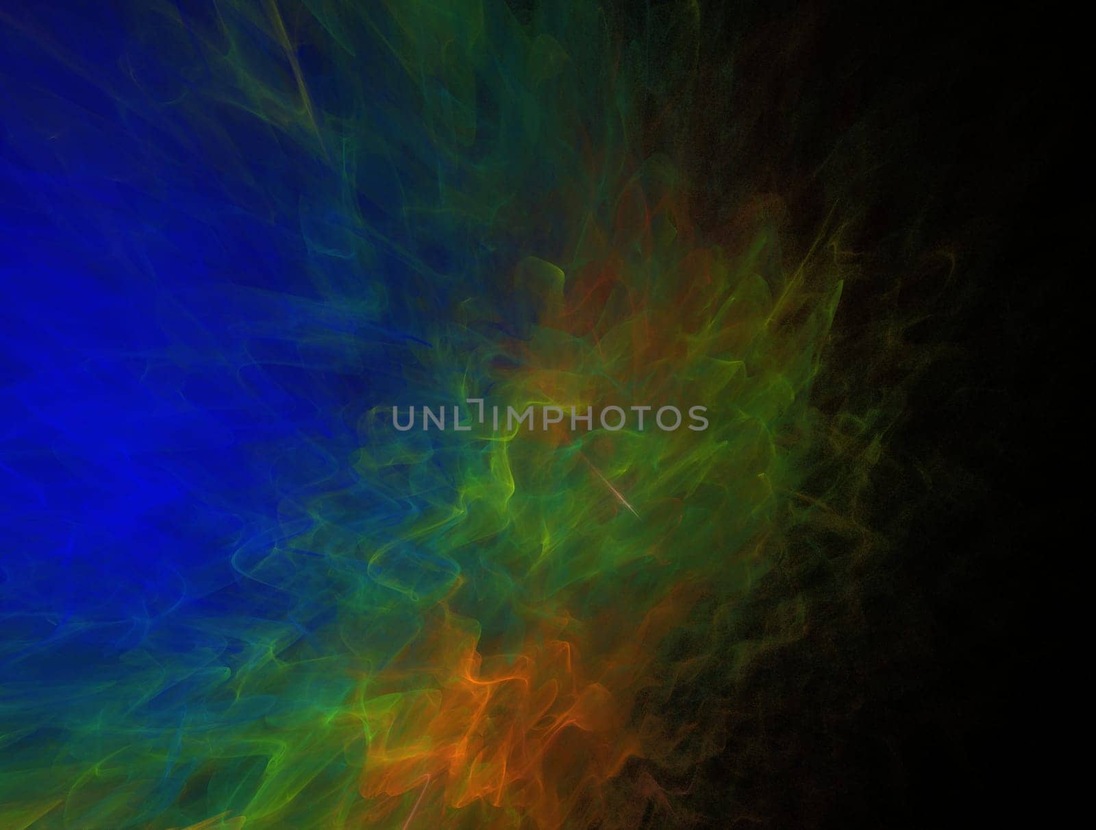 Imaginatory lush fractal texture image abstract background