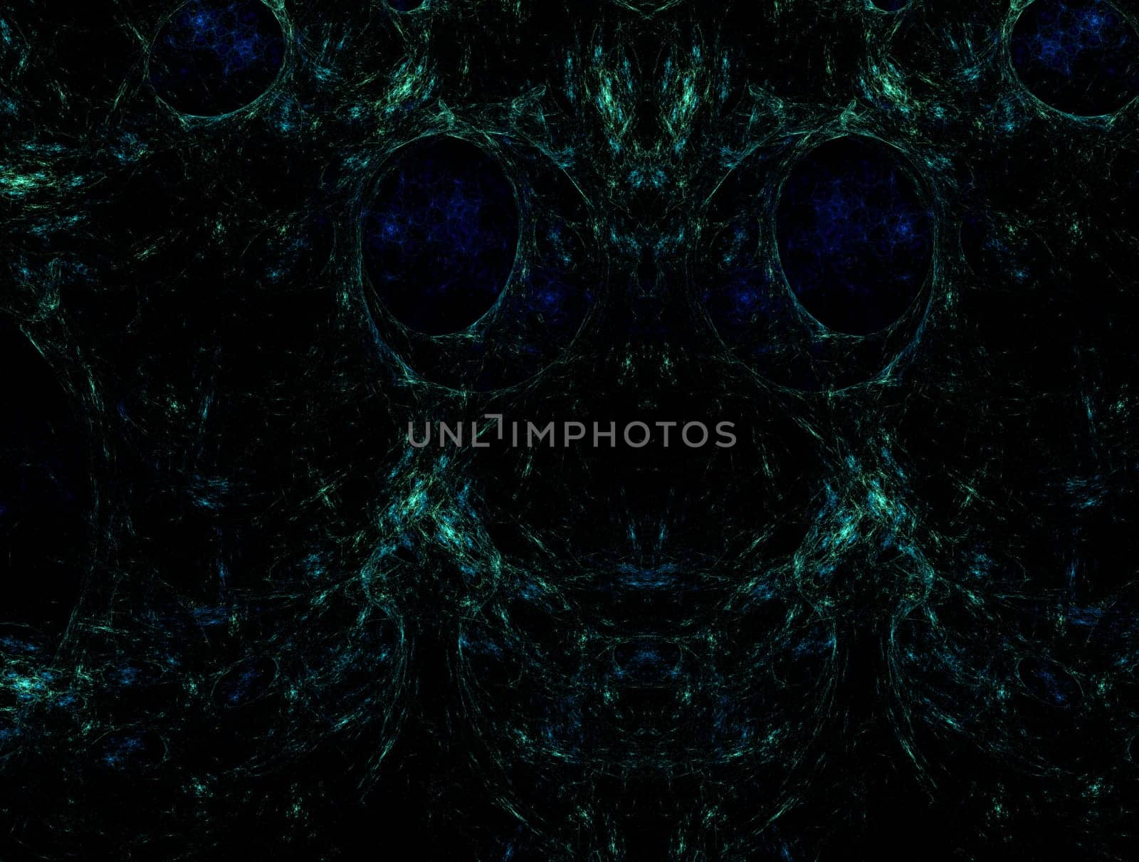Imaginatory lush fractal texture image abstract background